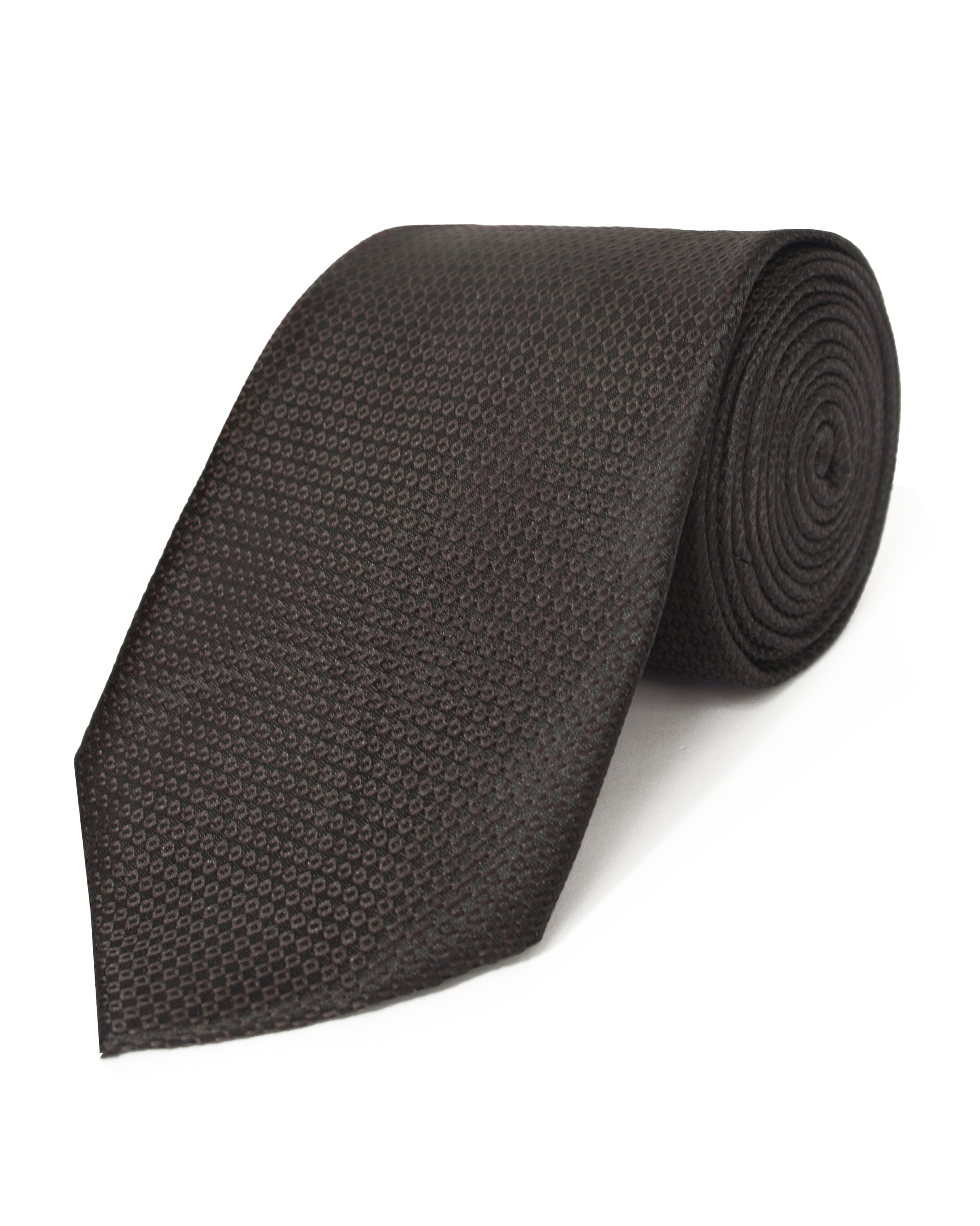 Corbata corcel con diseño café