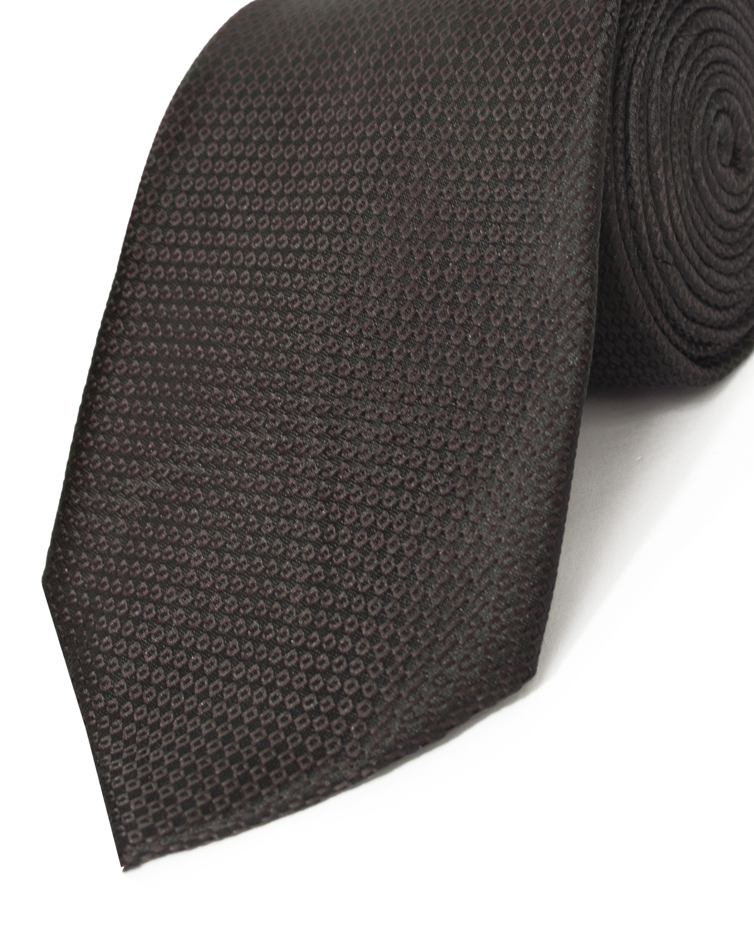 Corbata corcel con diseño café