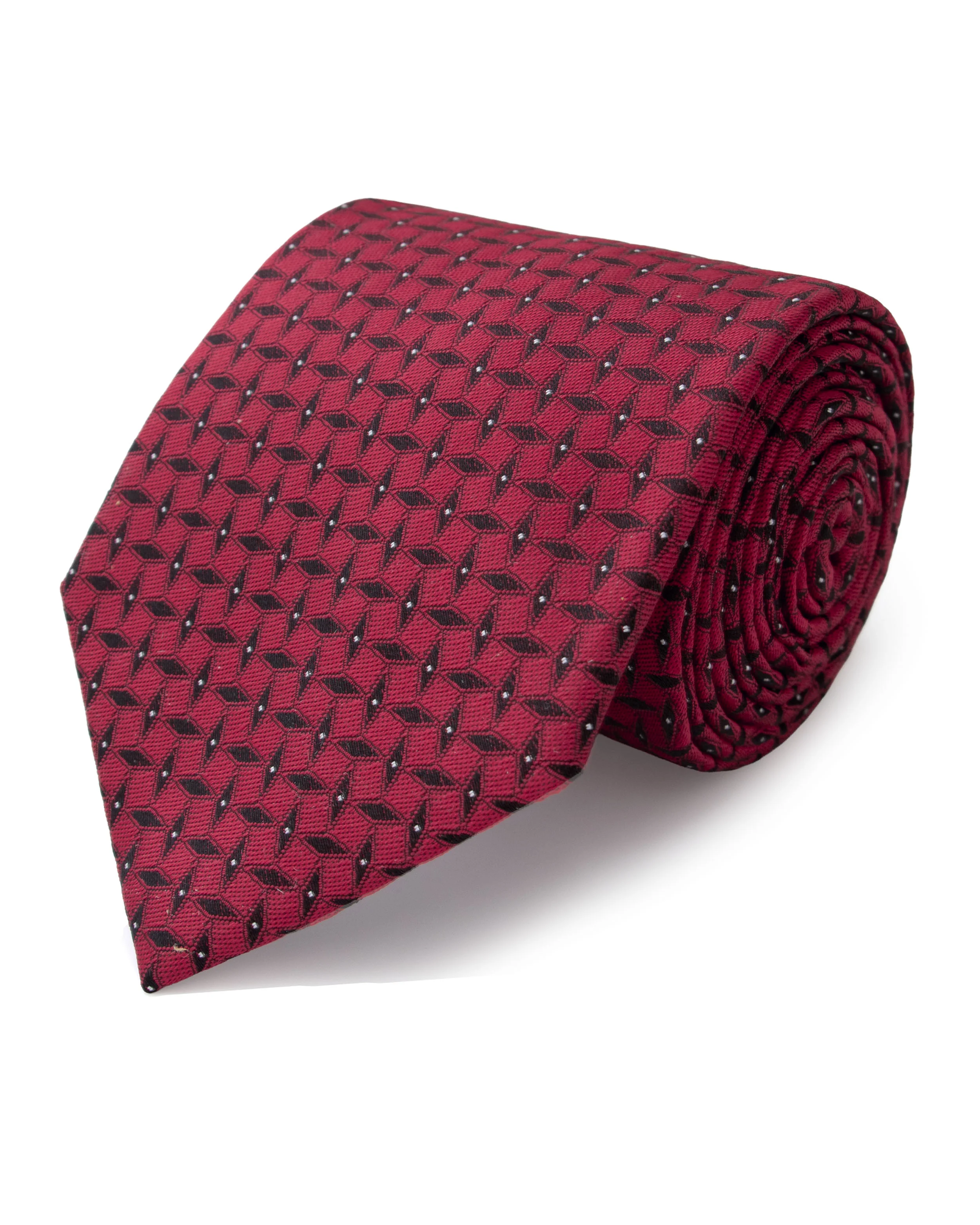 Corbata corcel con diseño vino