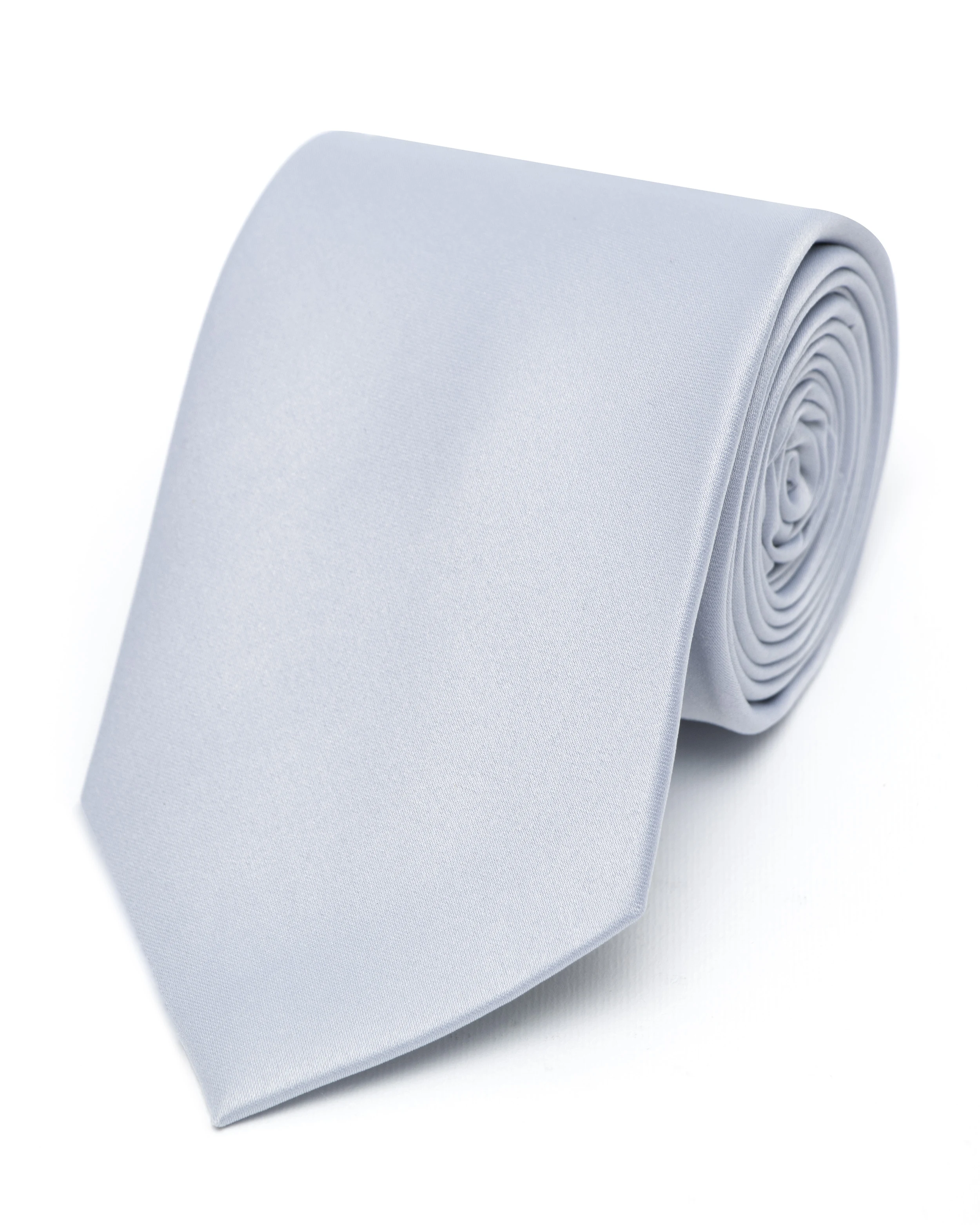 Corbata corcel lisa gris