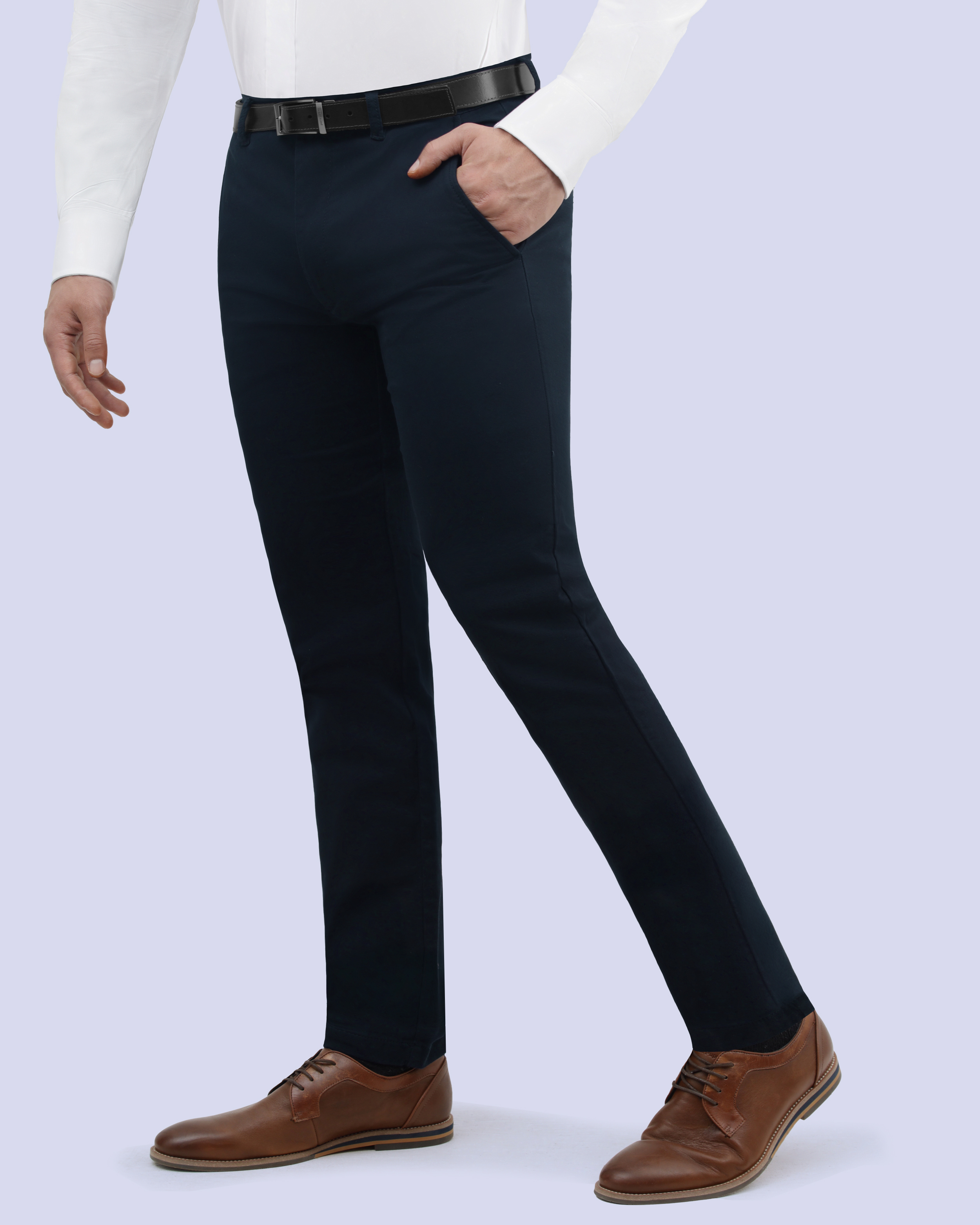 Pantalón casual slim fit azul anywhere chino manhattan