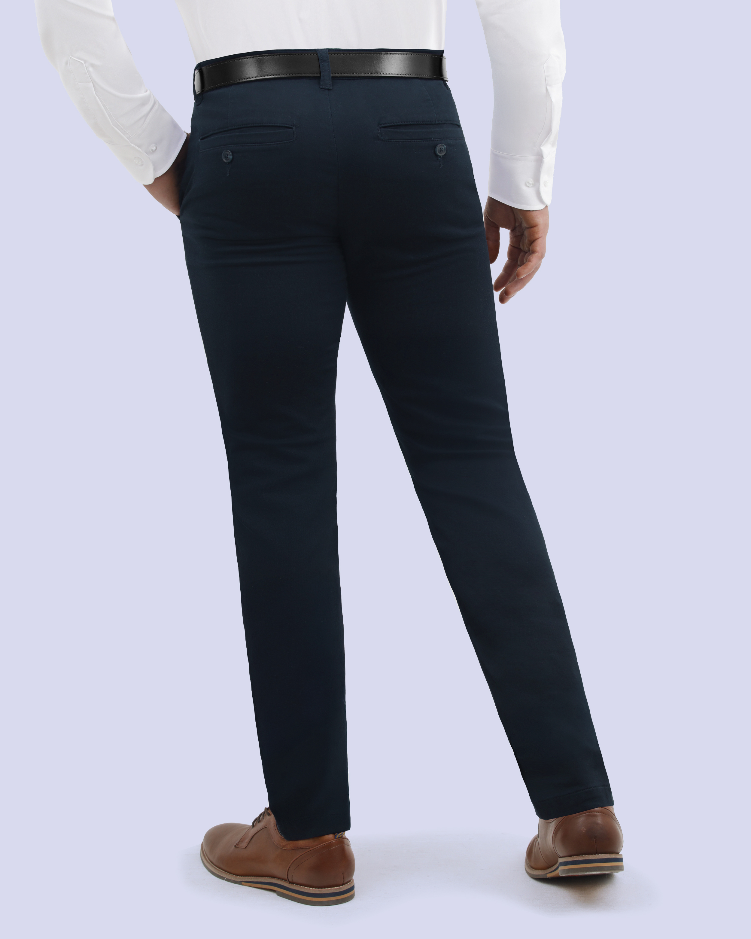 Pantalón casual slim fit azul anywhere chino manhattan