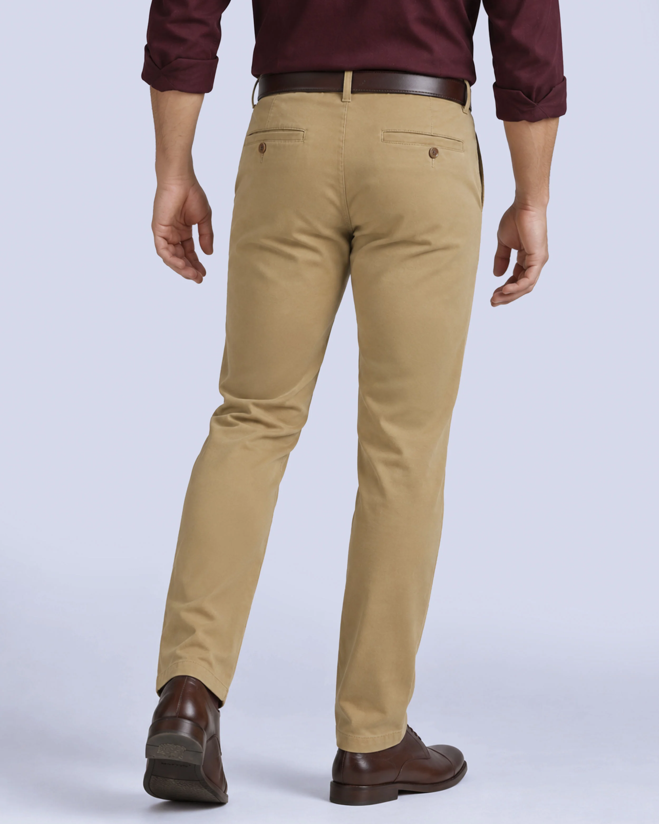 Pantalón casual slim fit beige anywhere chino manhattan