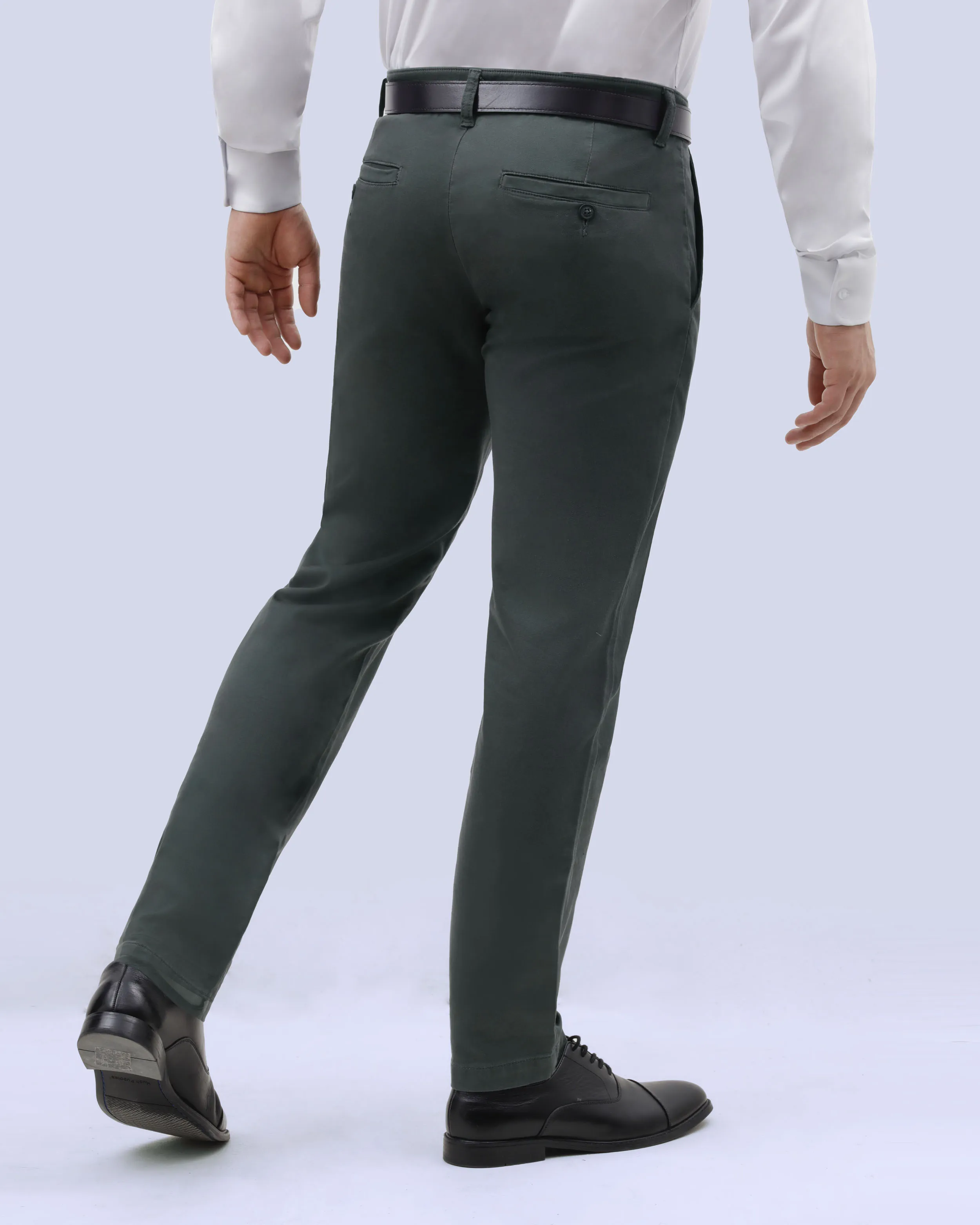 Pantalón casual slim fit verde anywhere chino manhattan