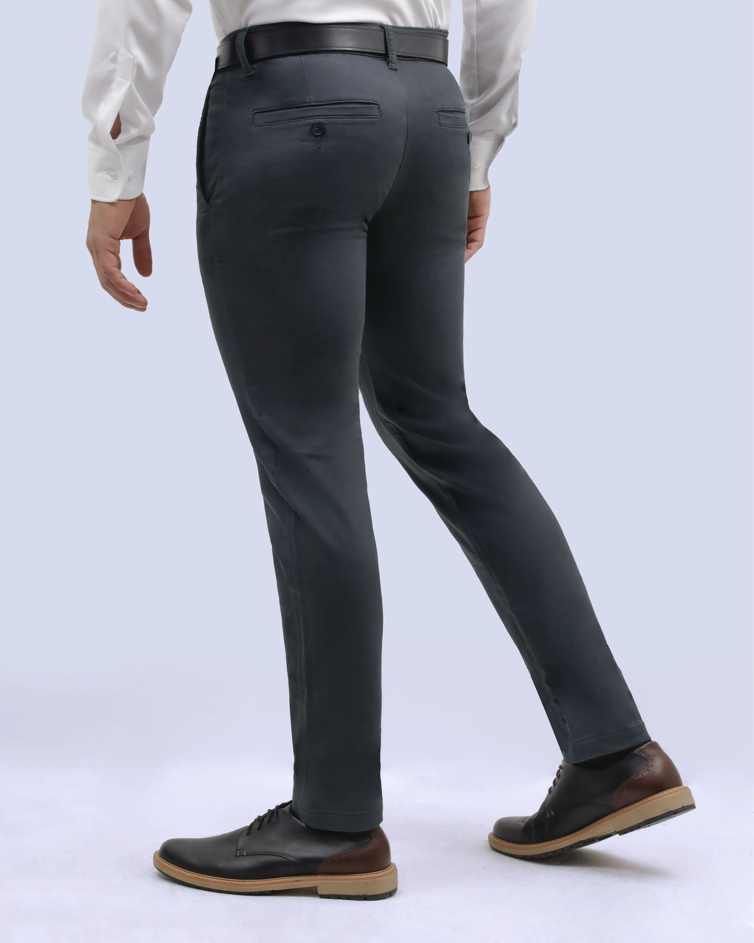 Pantalón casual slim fit gris anywhere chino manhattan