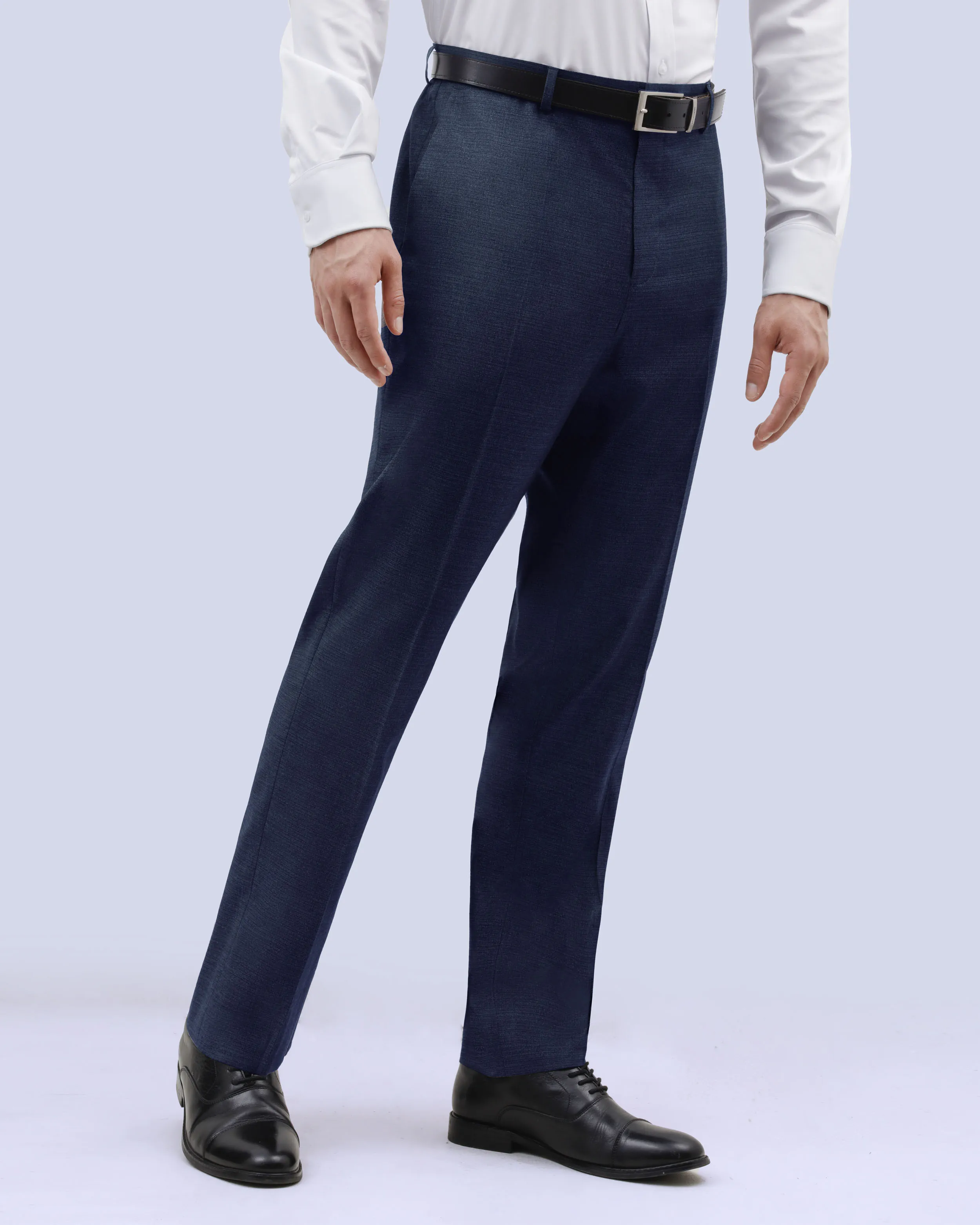 Pantalón de vestir slim fit azul modern crosshatch manhattan