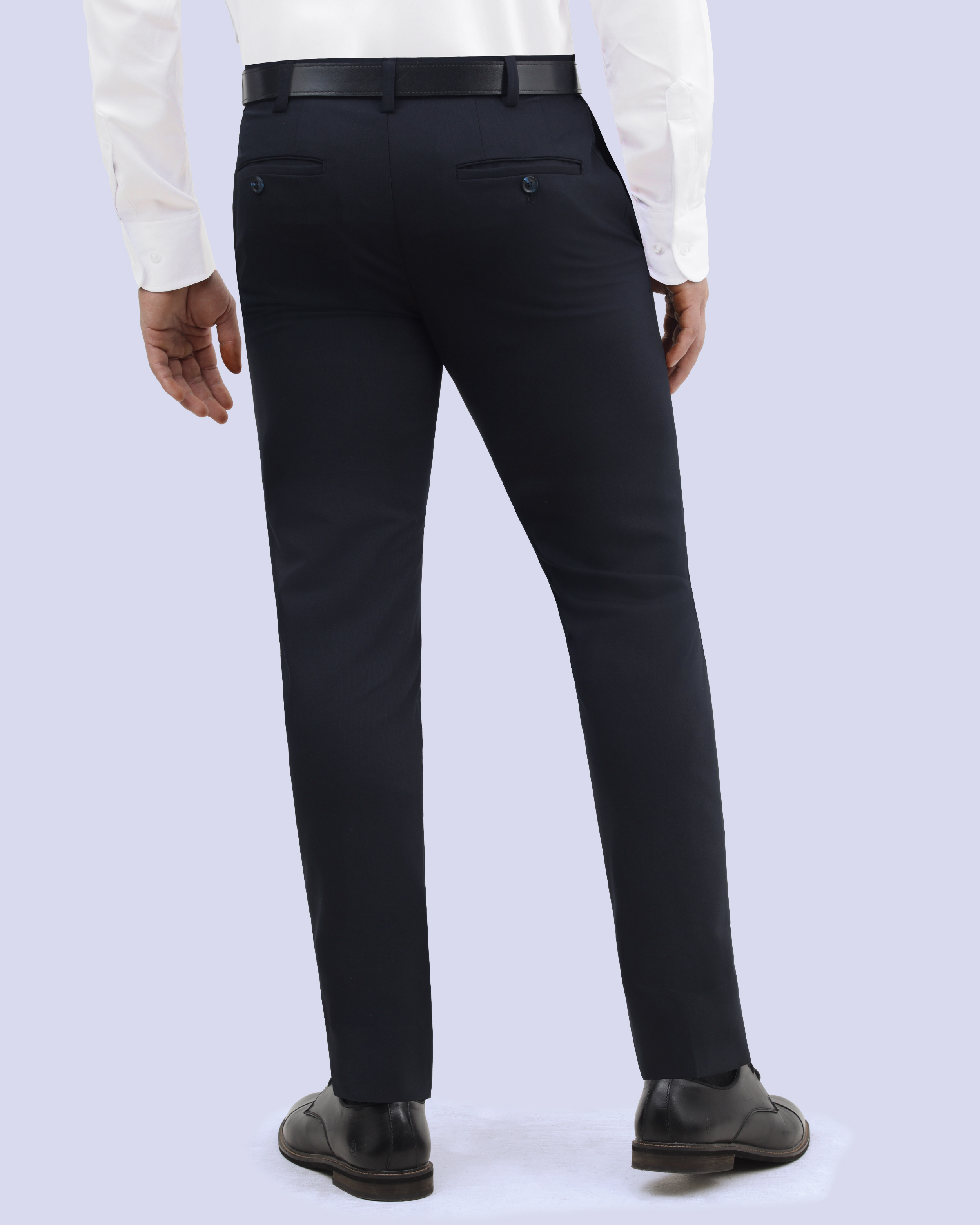 Pantalón de vestir slim fit azul active flex manhattan