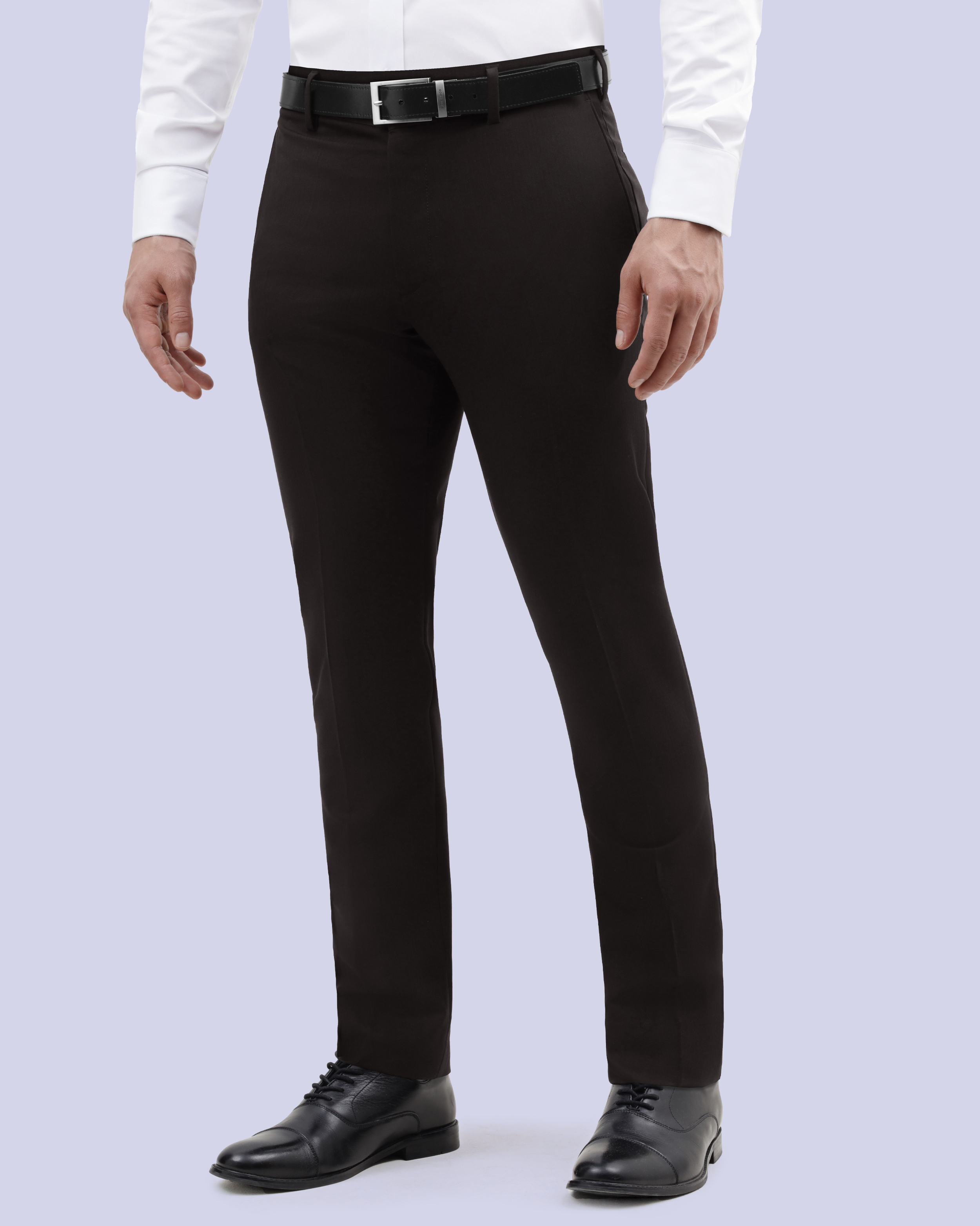 Pantalón de vestir slim fit café active flex manhattan