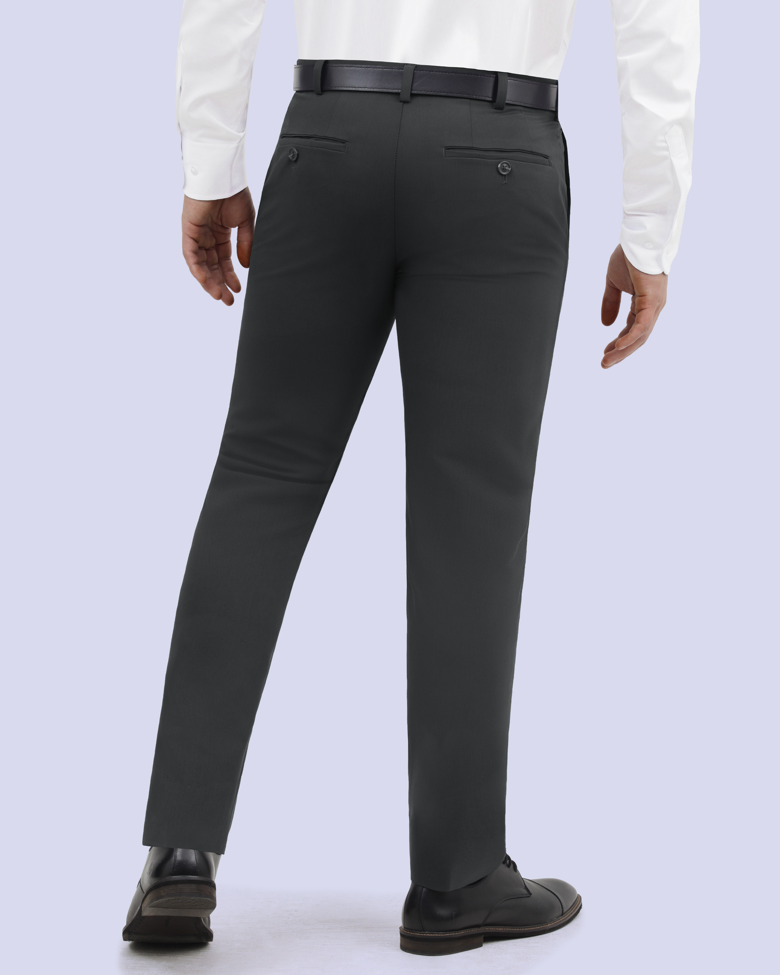 Pantalón de vestir slim fit gris active flex manhattan