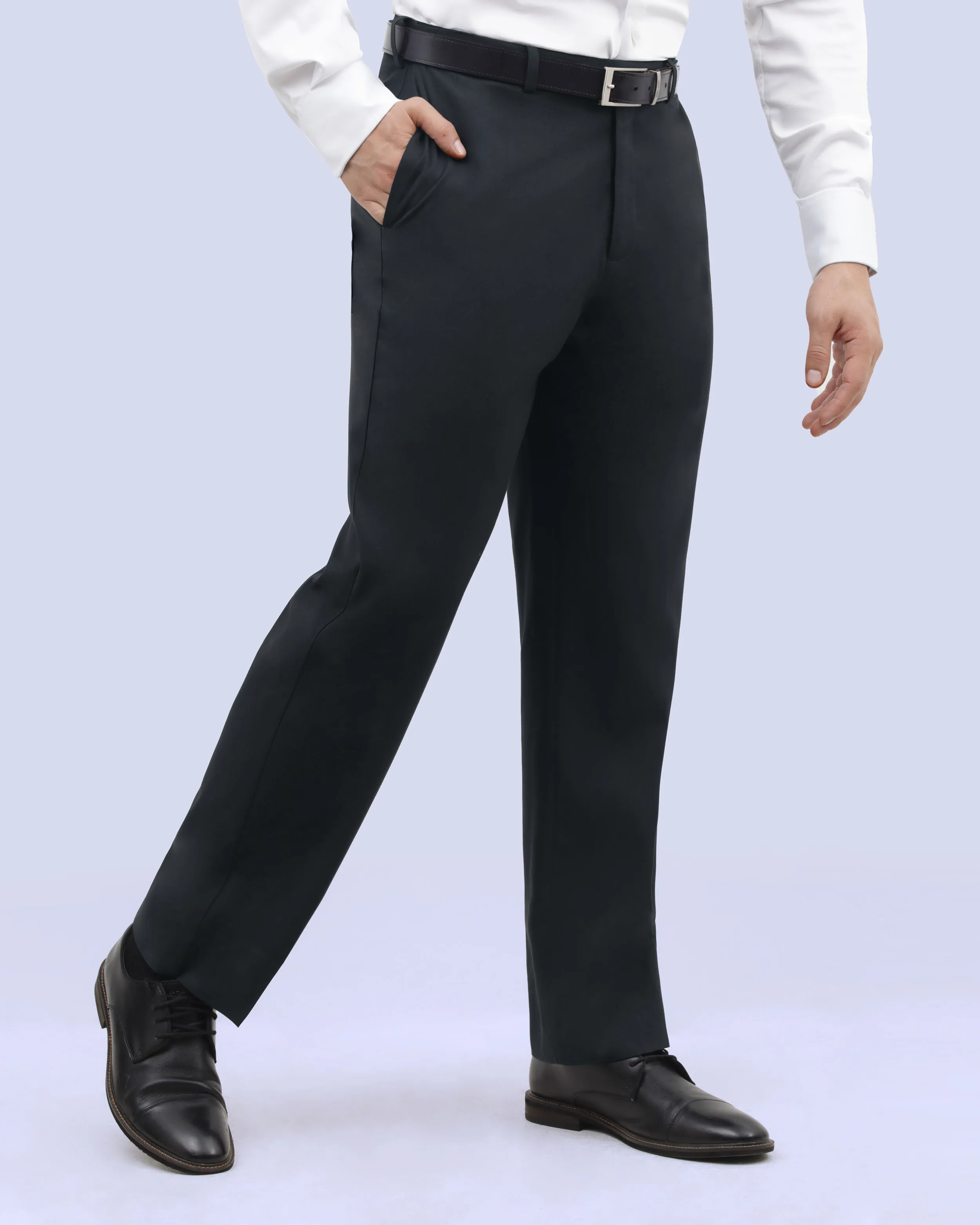 Pantalón de vestir regular fit azul manhattan