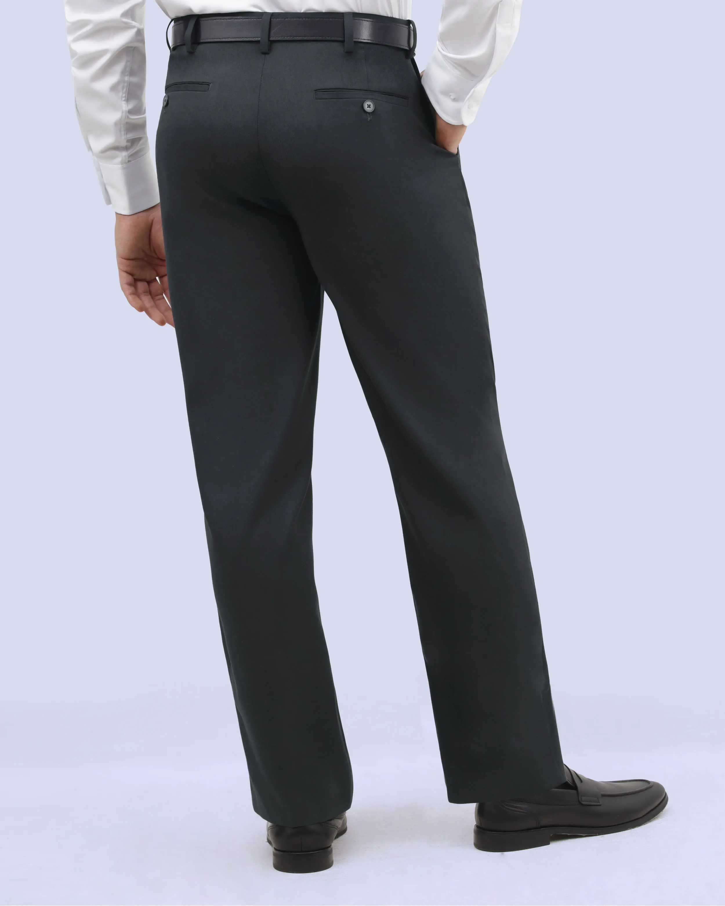 Pantalón de vestir regular fit gris manhattan