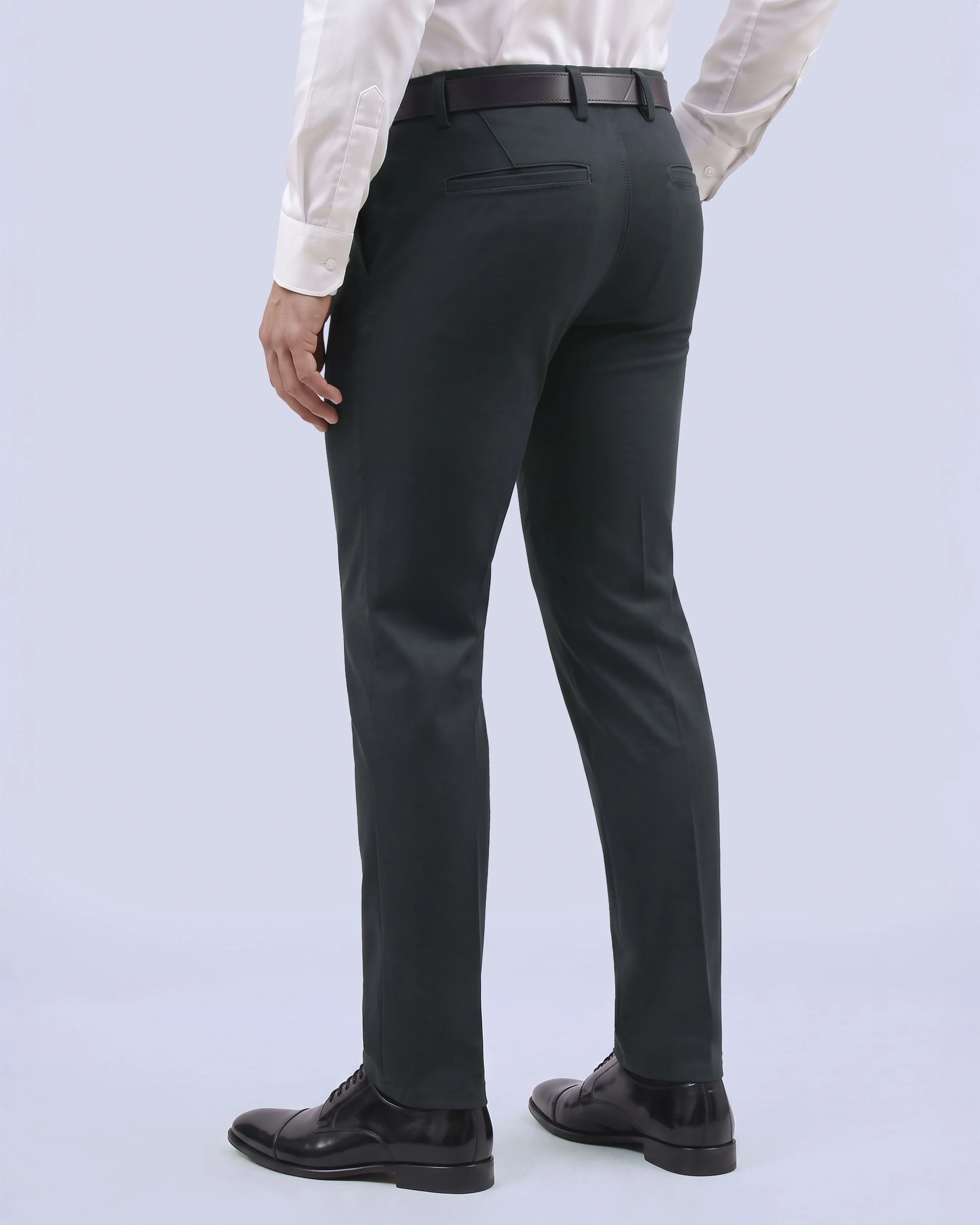Pantalón de vestir slim fit gris cooling comfort manhattan