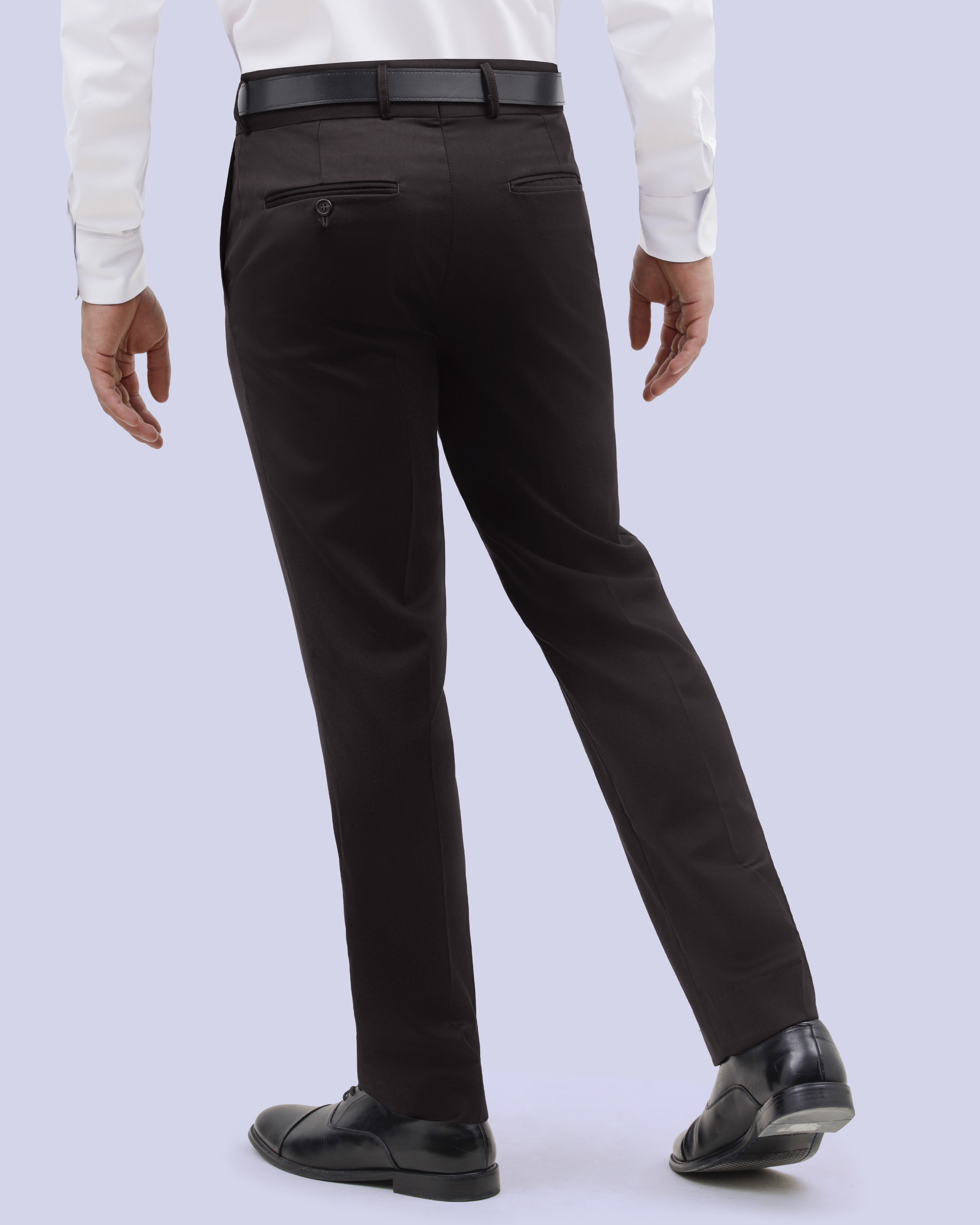 Pantalón vestir slim fit advance café pierre cardin