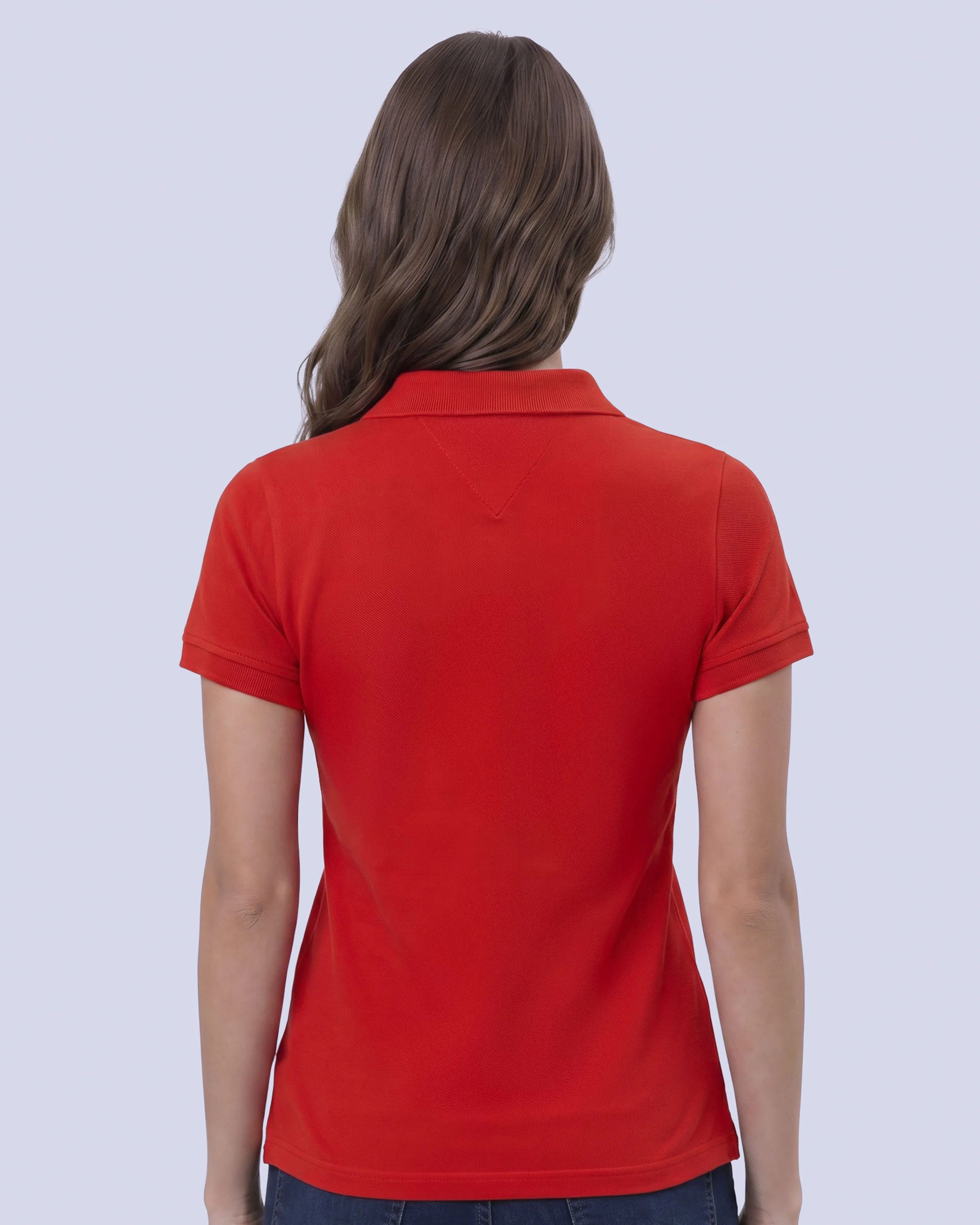 Blusa sport slim fit manga corta roja