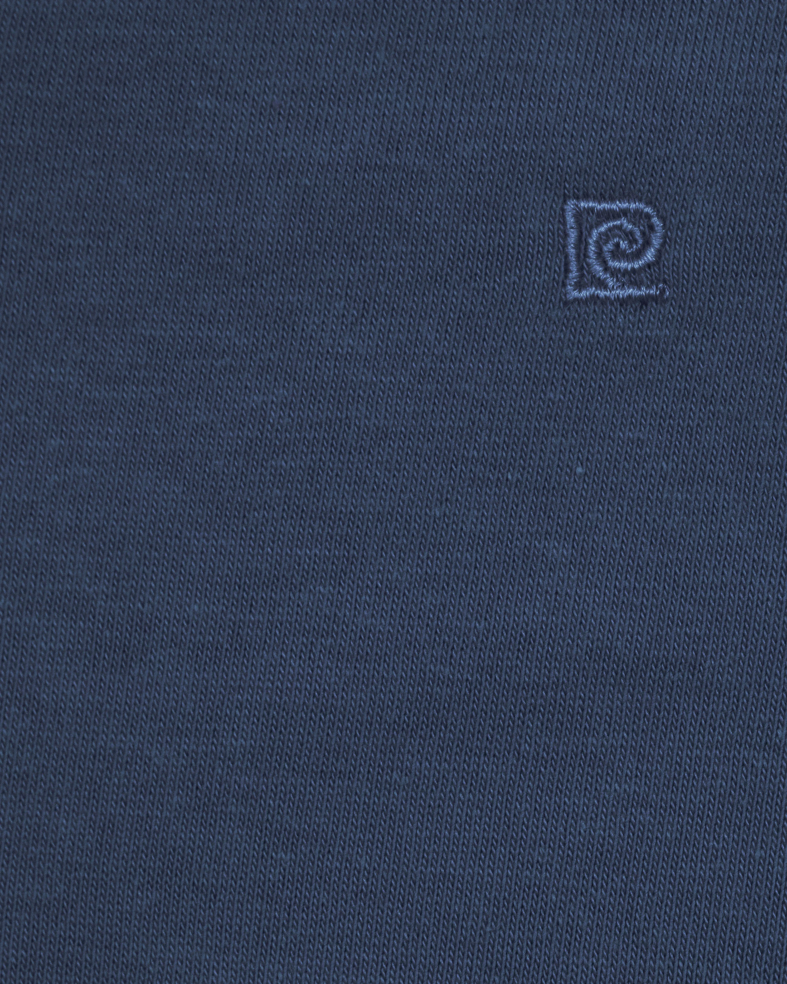 Camiseta lisa cuello v manga corta azul navy