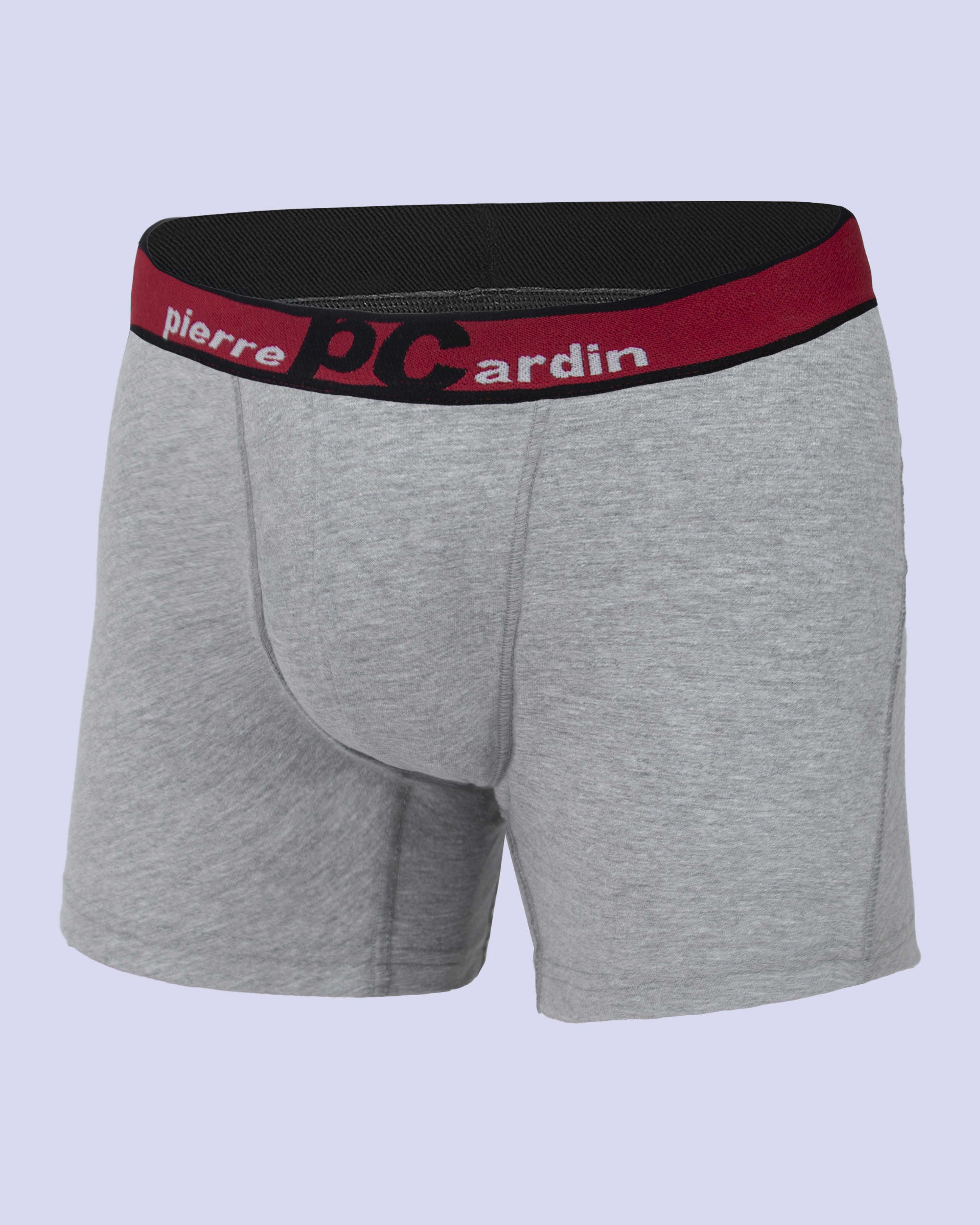 Boxer brief cotton basic gris/ negro- 2 pack
