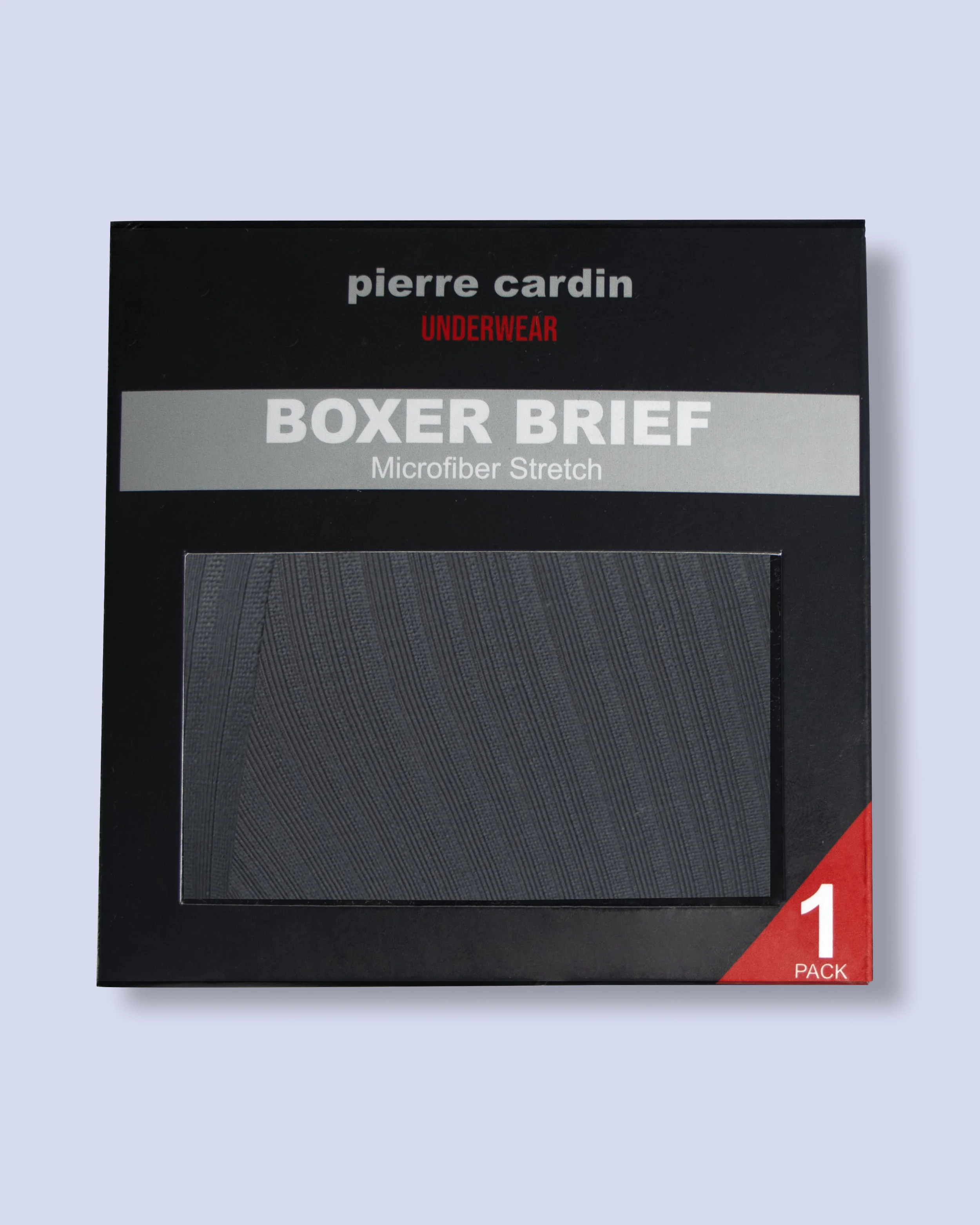 Boxer microfiber stretch gris