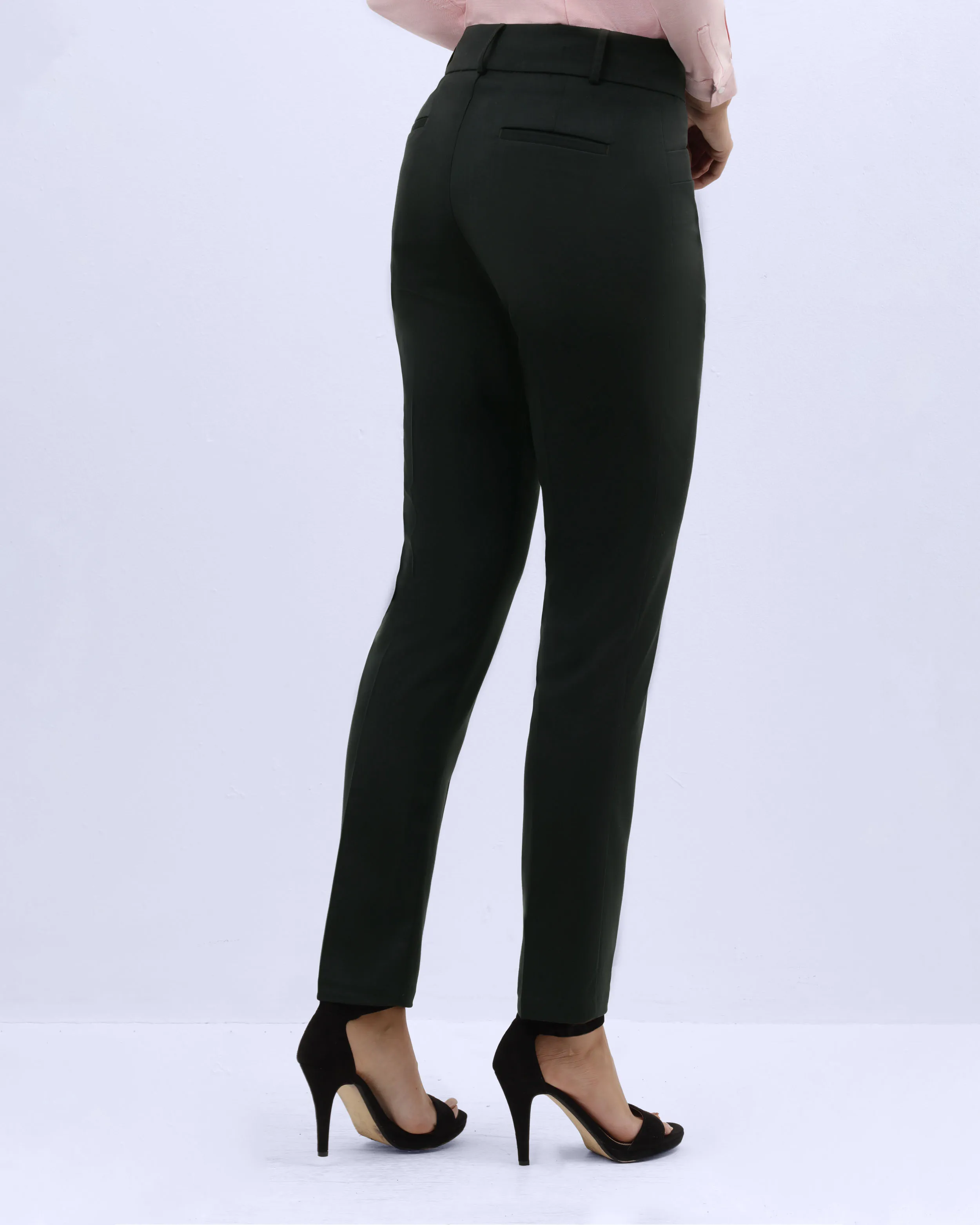 Pantalón de vestir slim gris oscuro