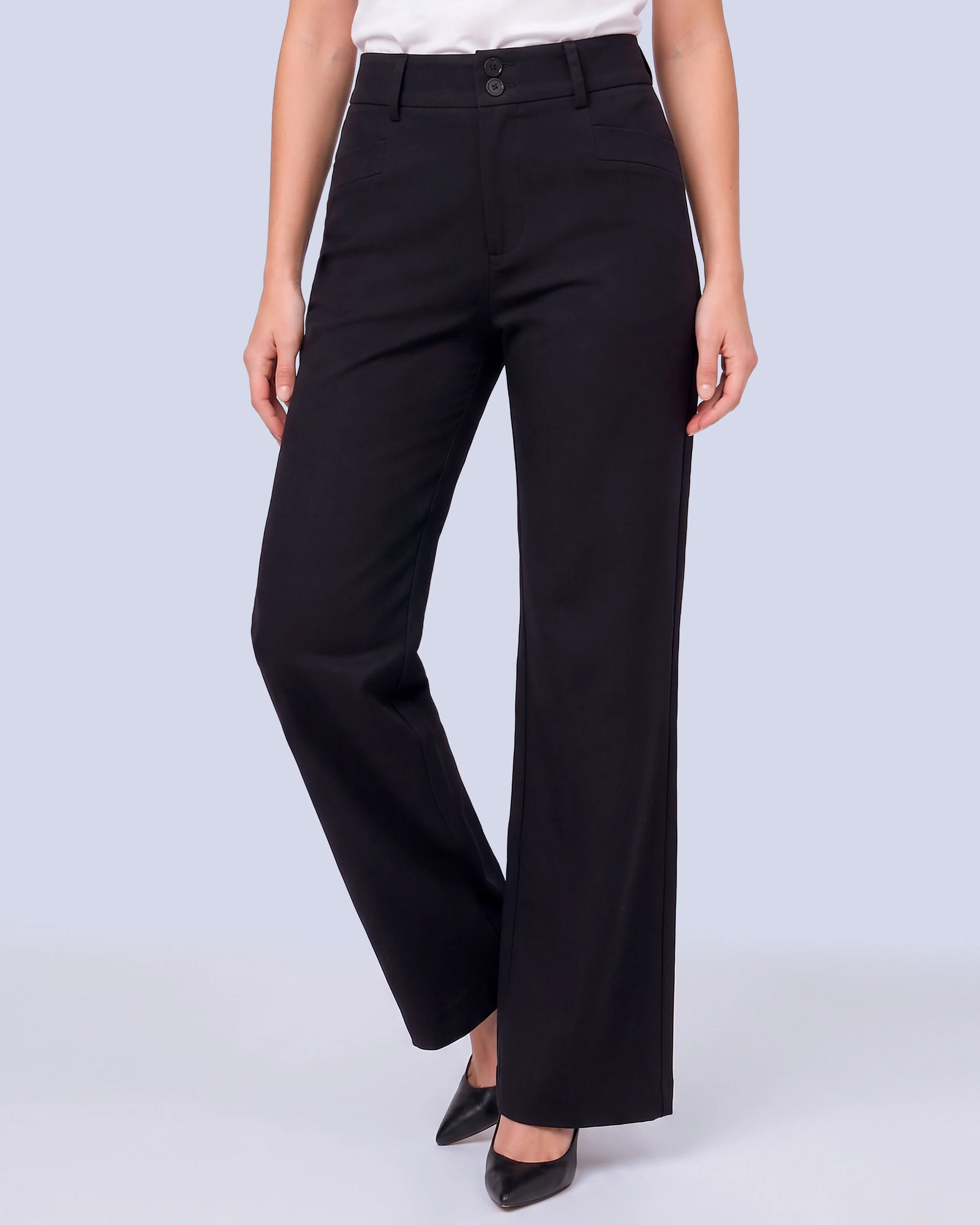 Pantalón de vestir straight azul