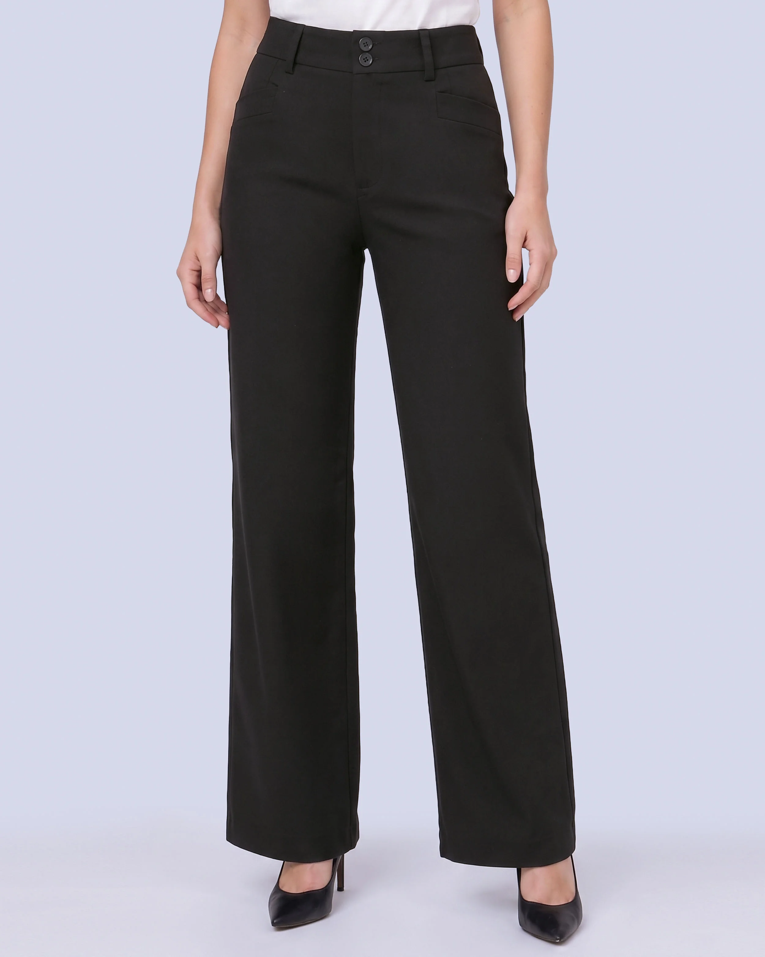 Pantalón de vestir straight negro
