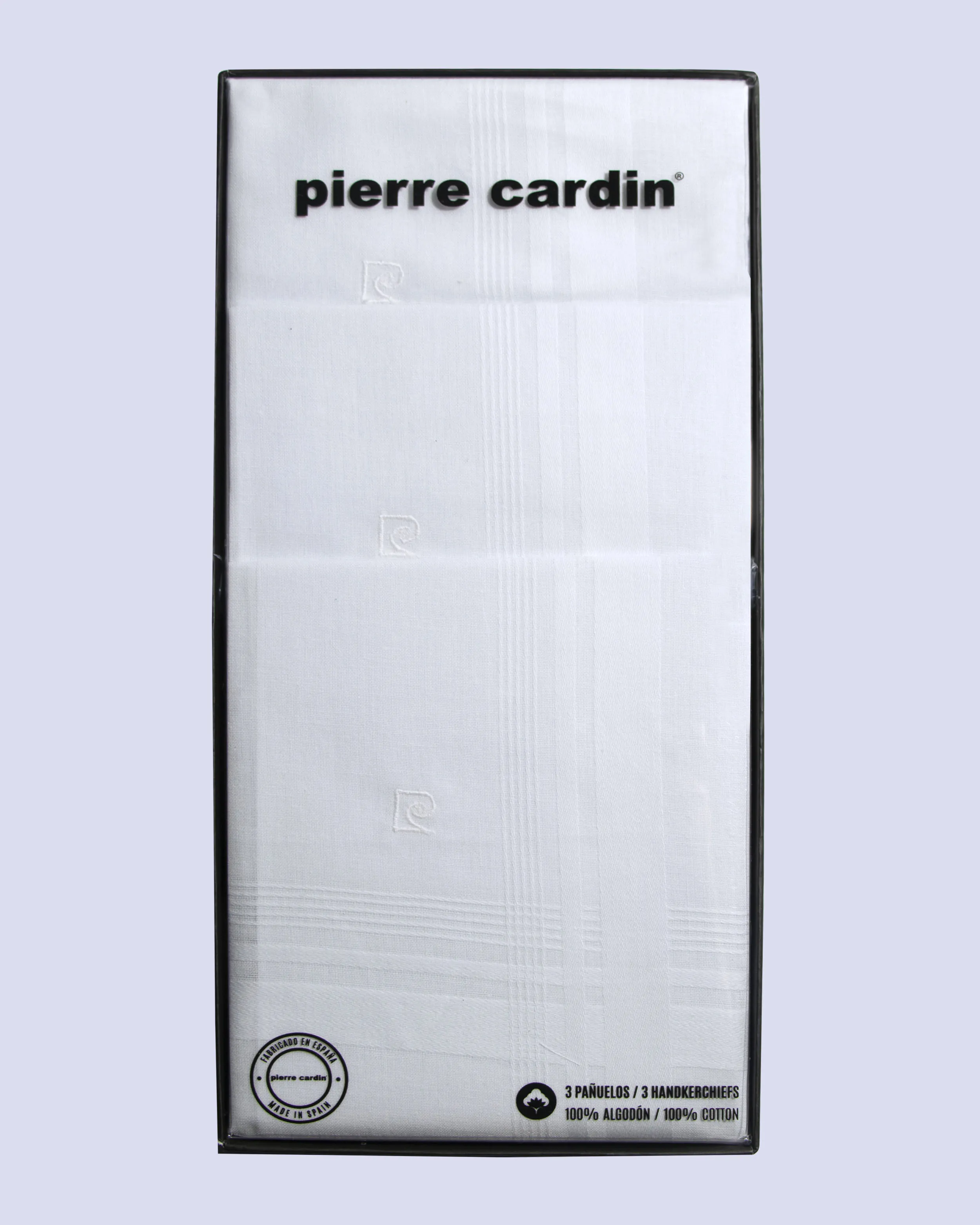 Set de 3 pañuelos blancos