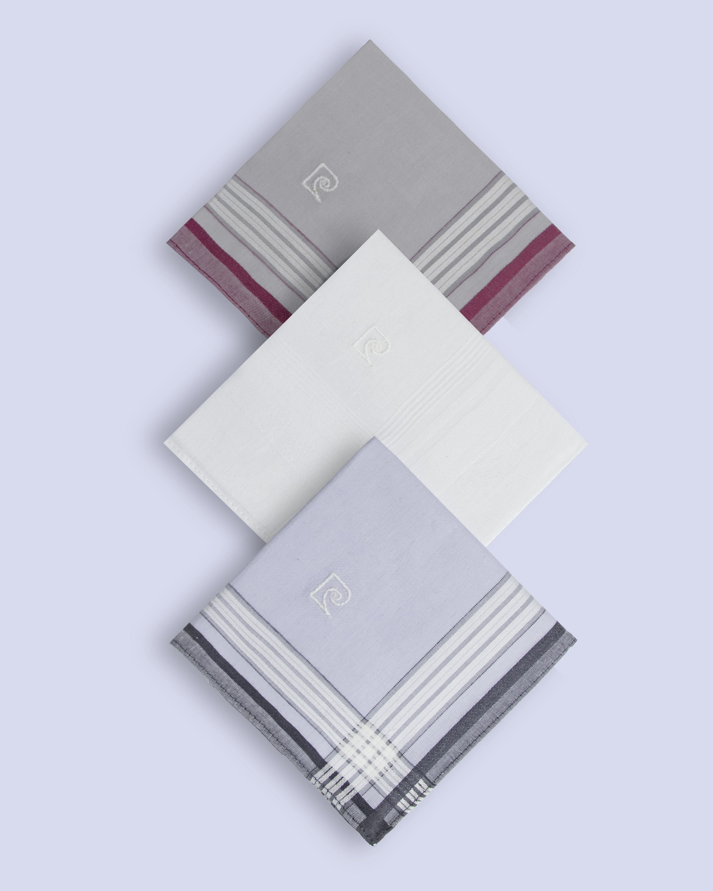 Set de 3 pañuelos con diseños