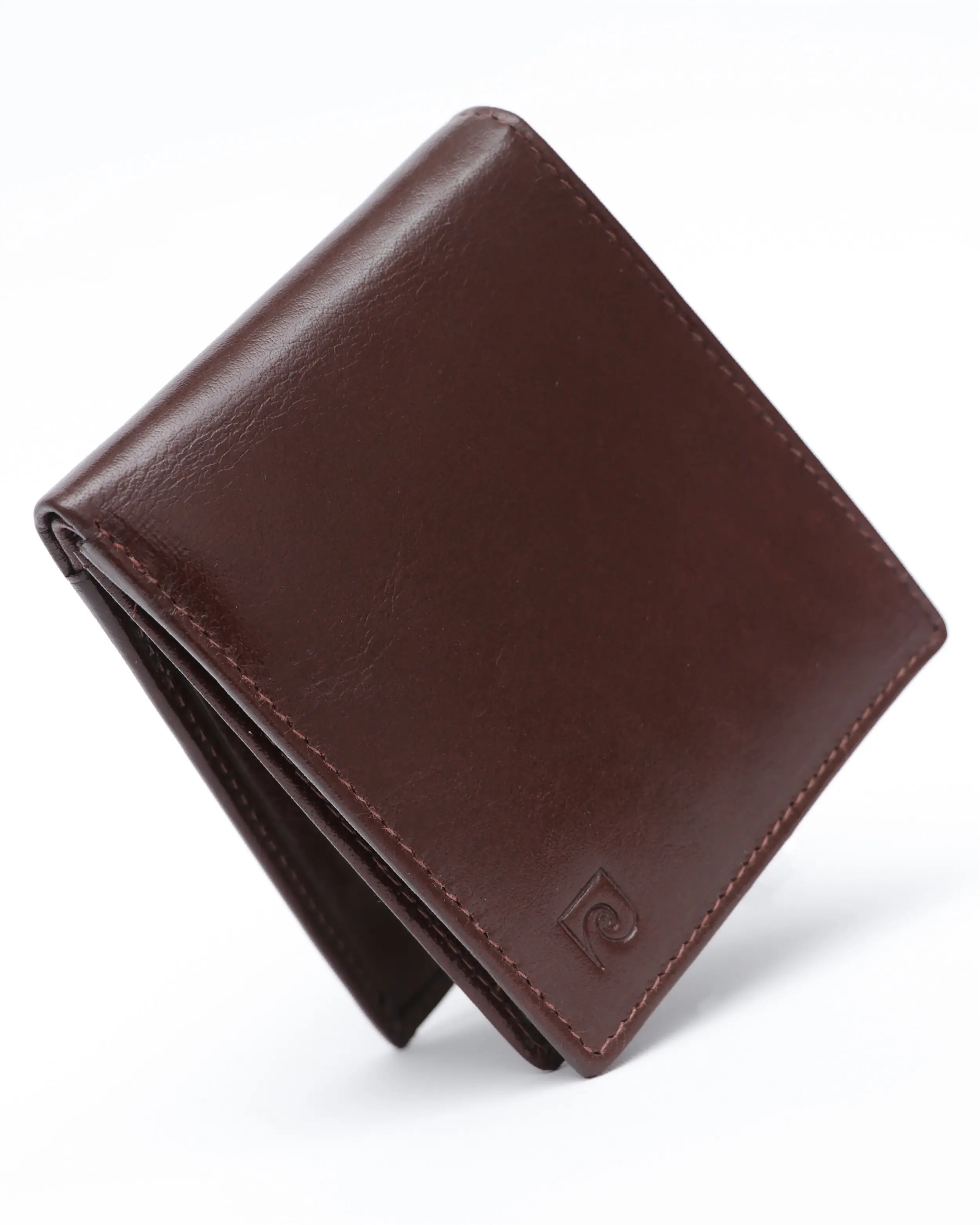 Billetera de cuero café
