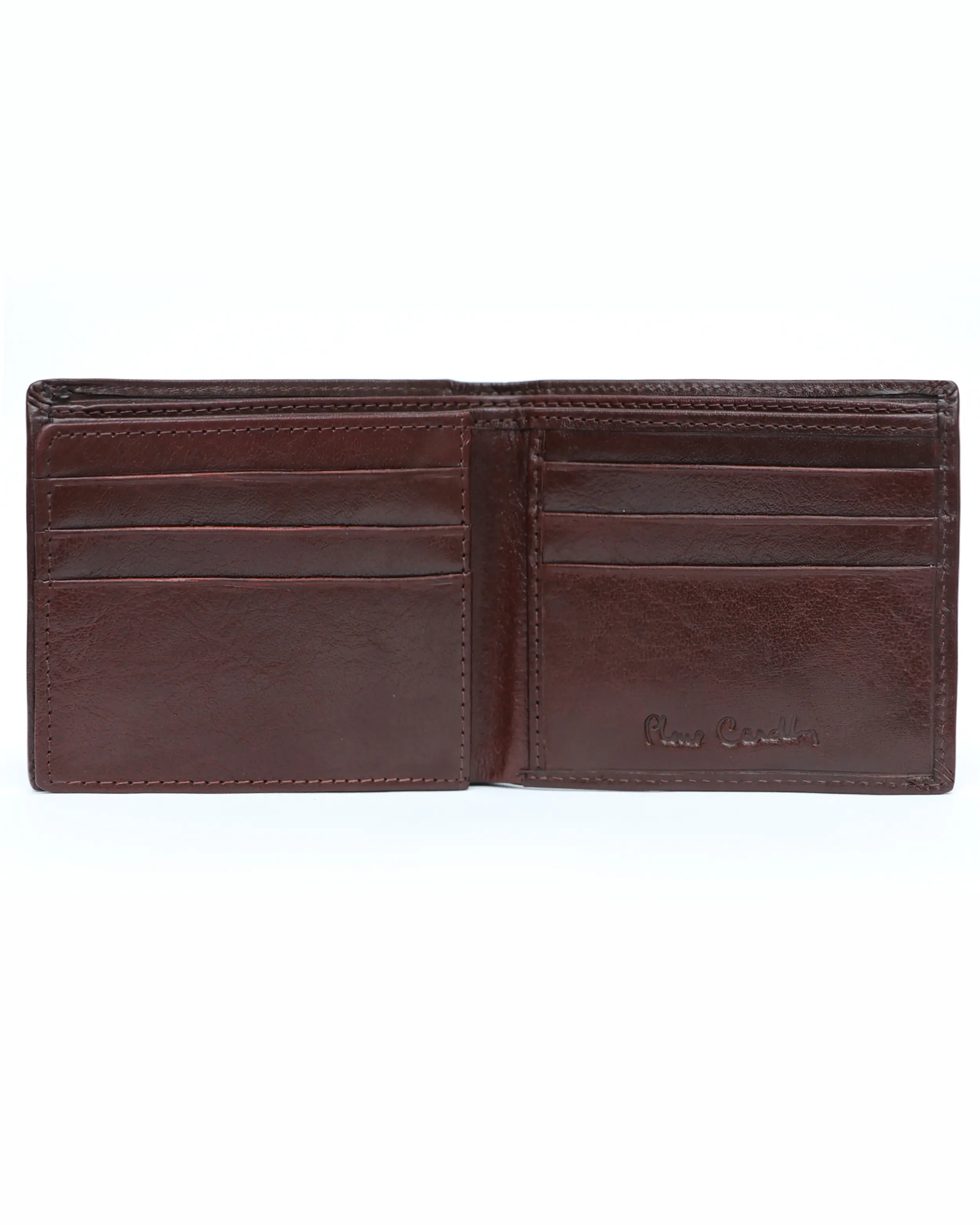 Billetera de cuero café