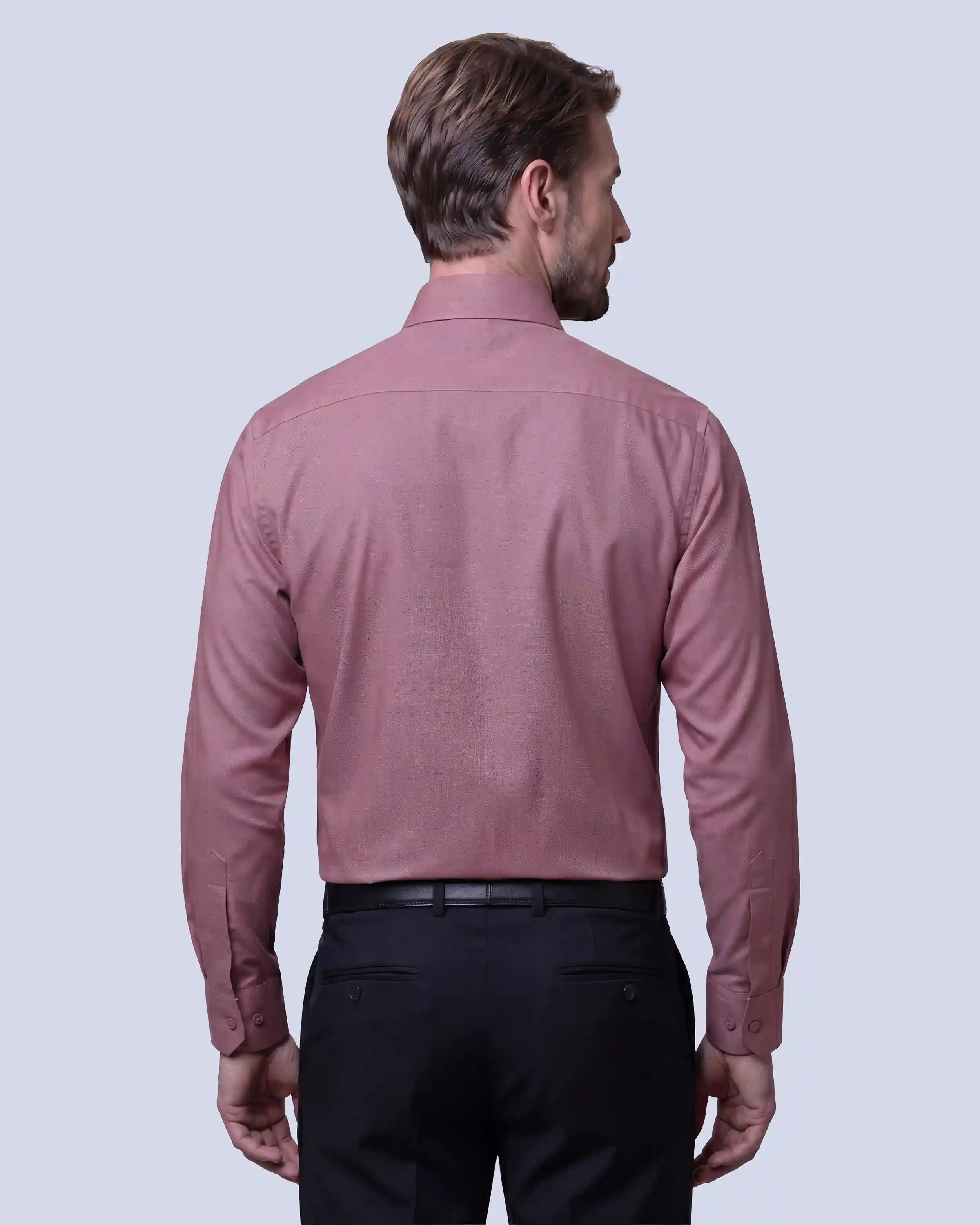 Camisa de vestir lenzing modal en color rosa