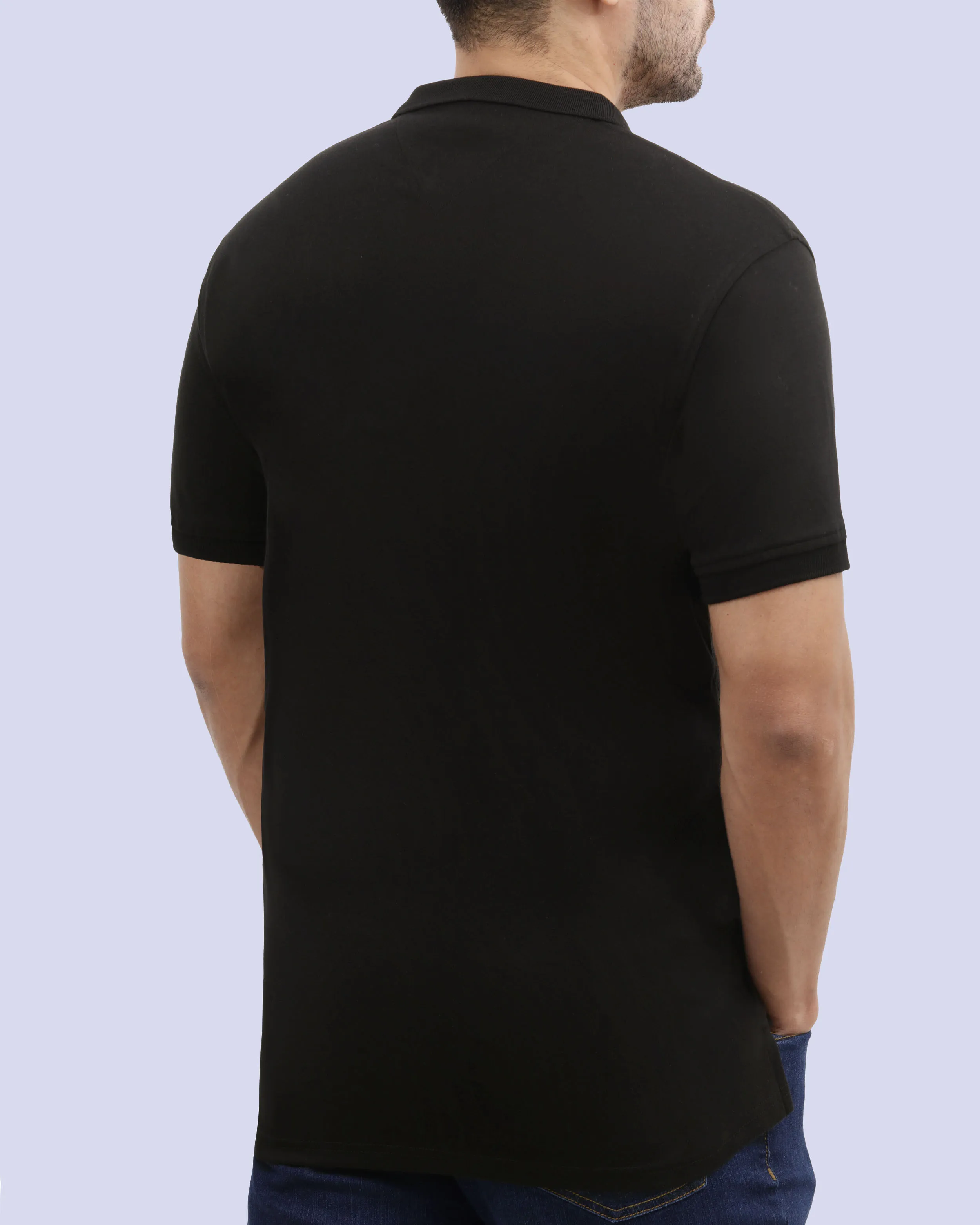 Camisa sport premium cotton d+ negra