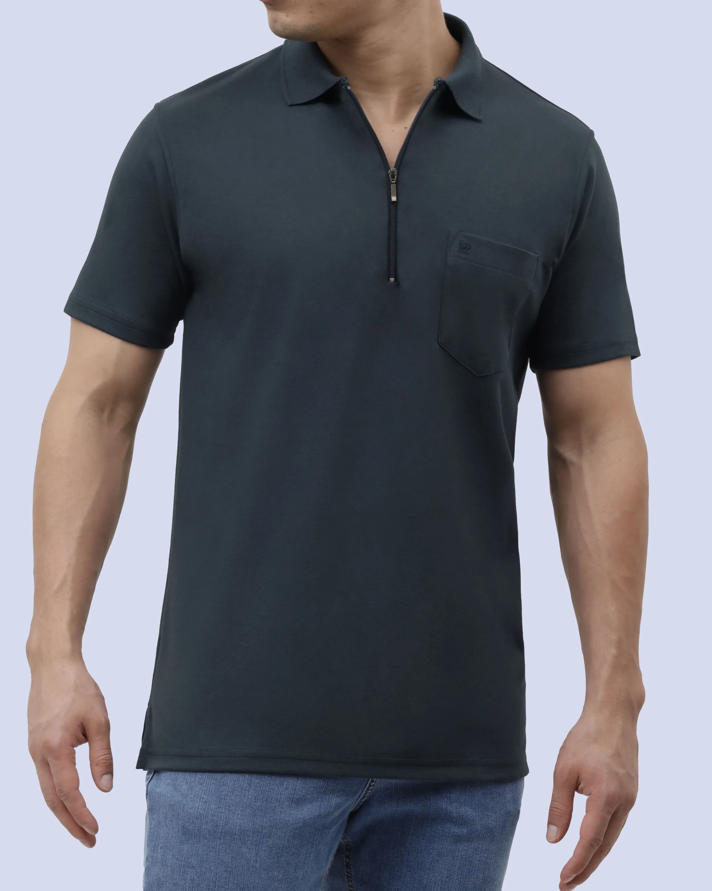 Camisa sport premium cotton d+ azul