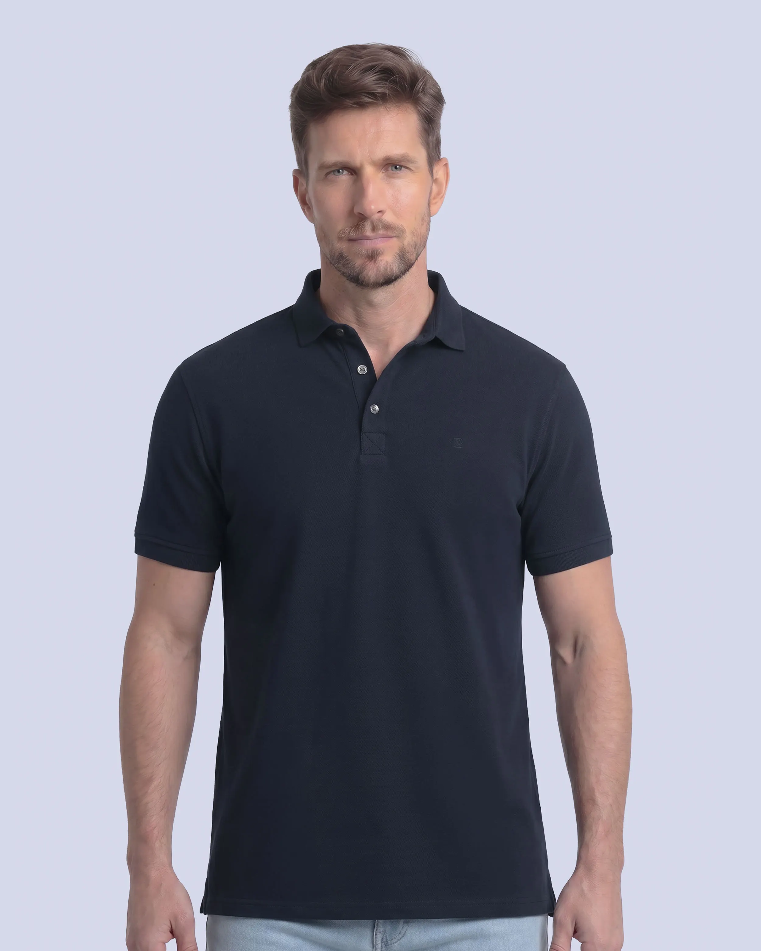 Camisa sport premium cotton d+ azul