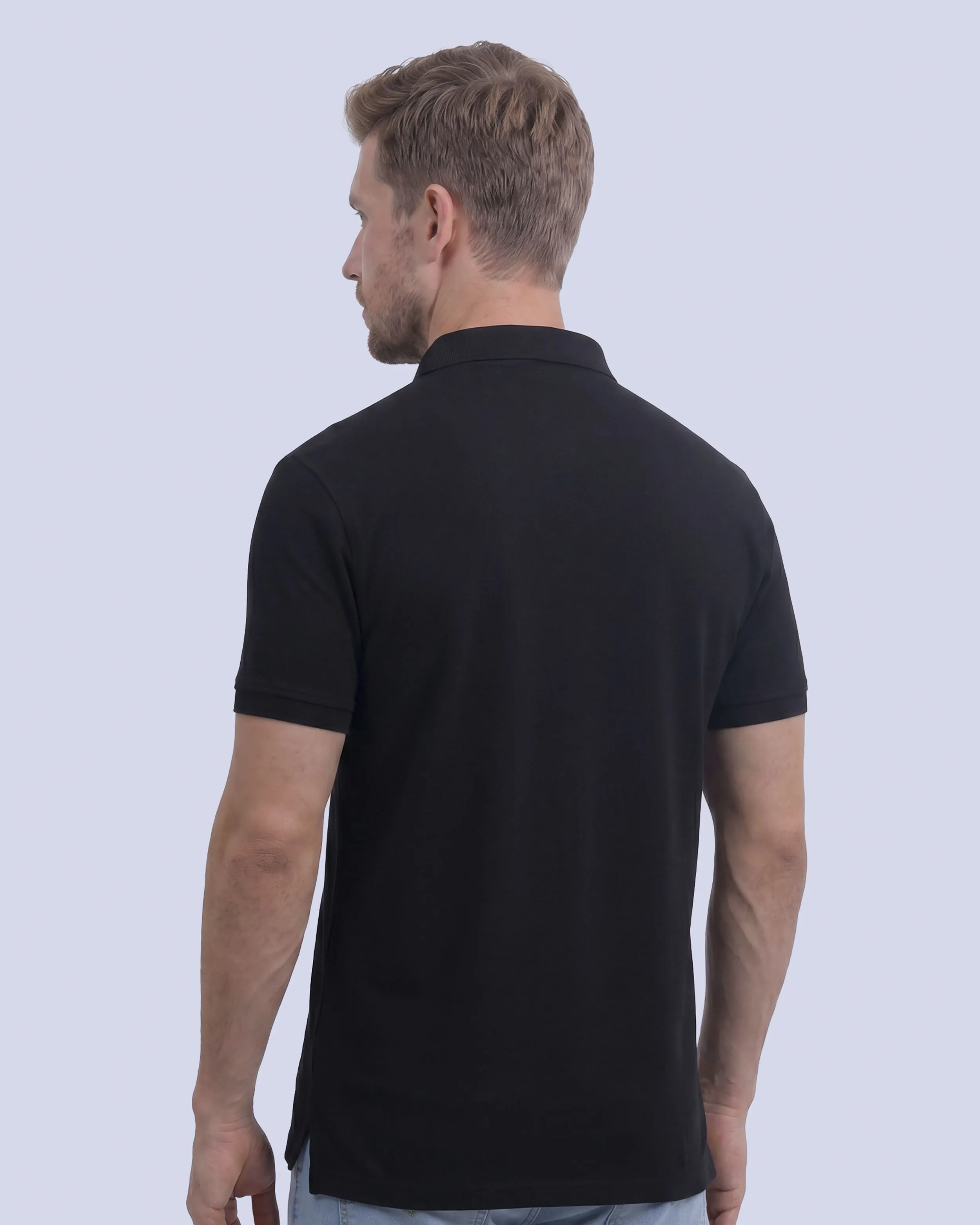 Camisa sport premium cotton d+ negra