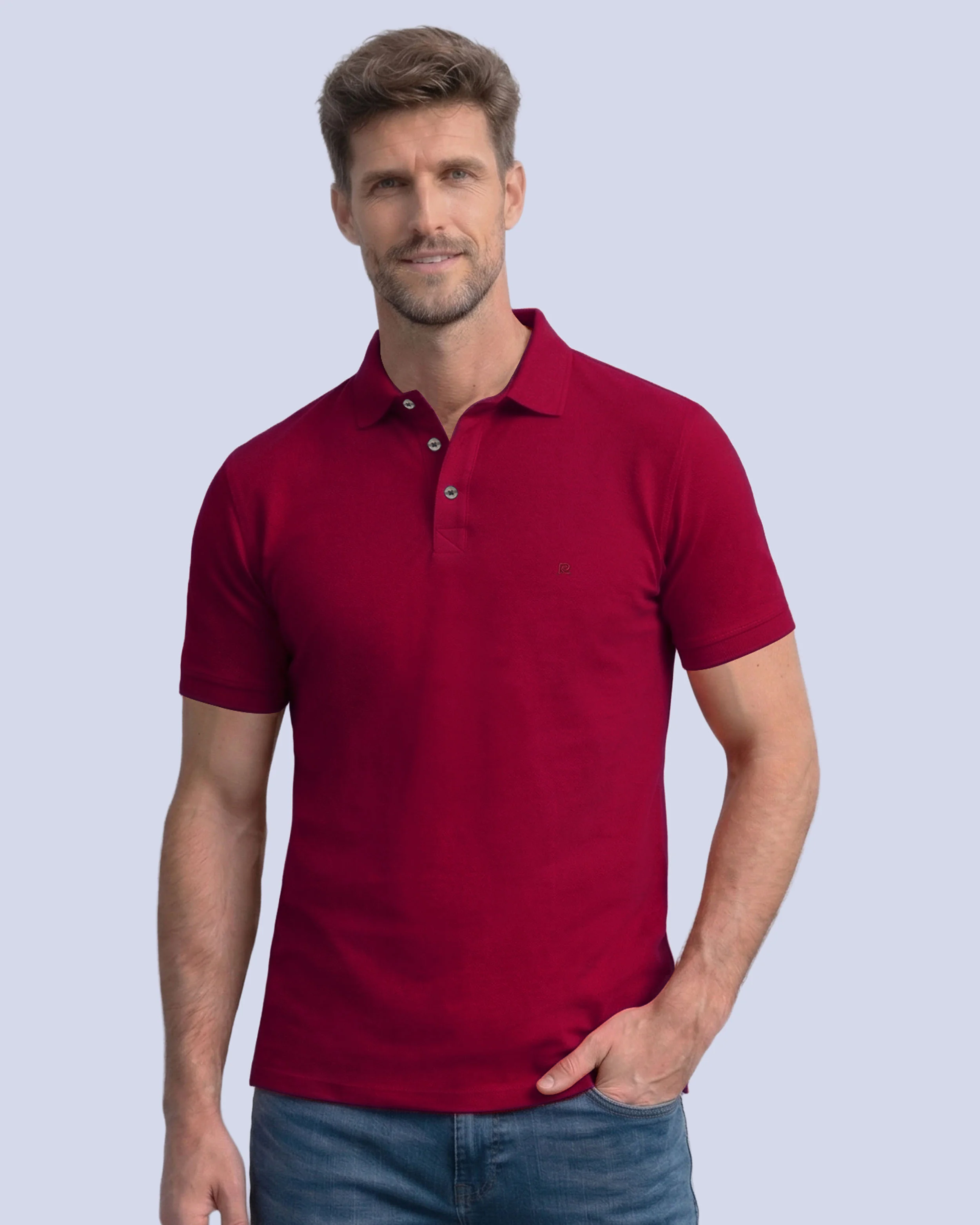 Camisa sport premium cotton d+ roja