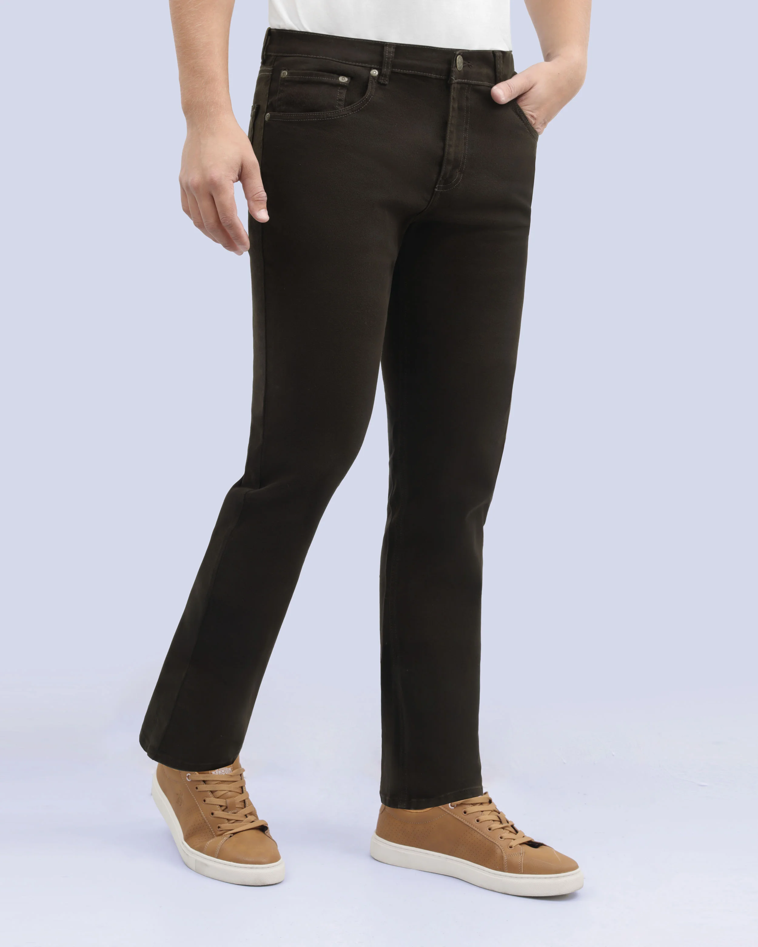 Jeans twill 711 slim fit café