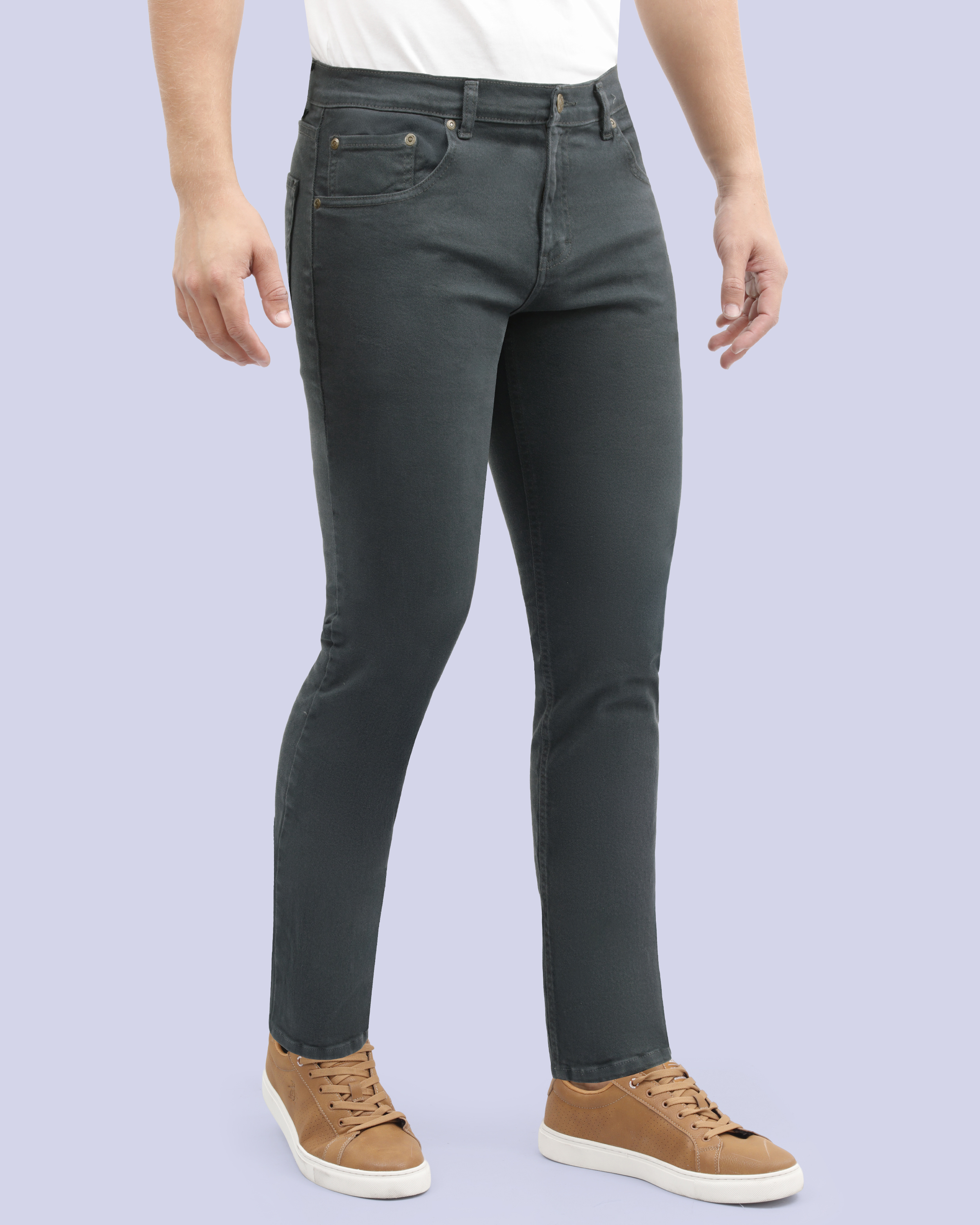 Jeans twill 711 slim fit gris