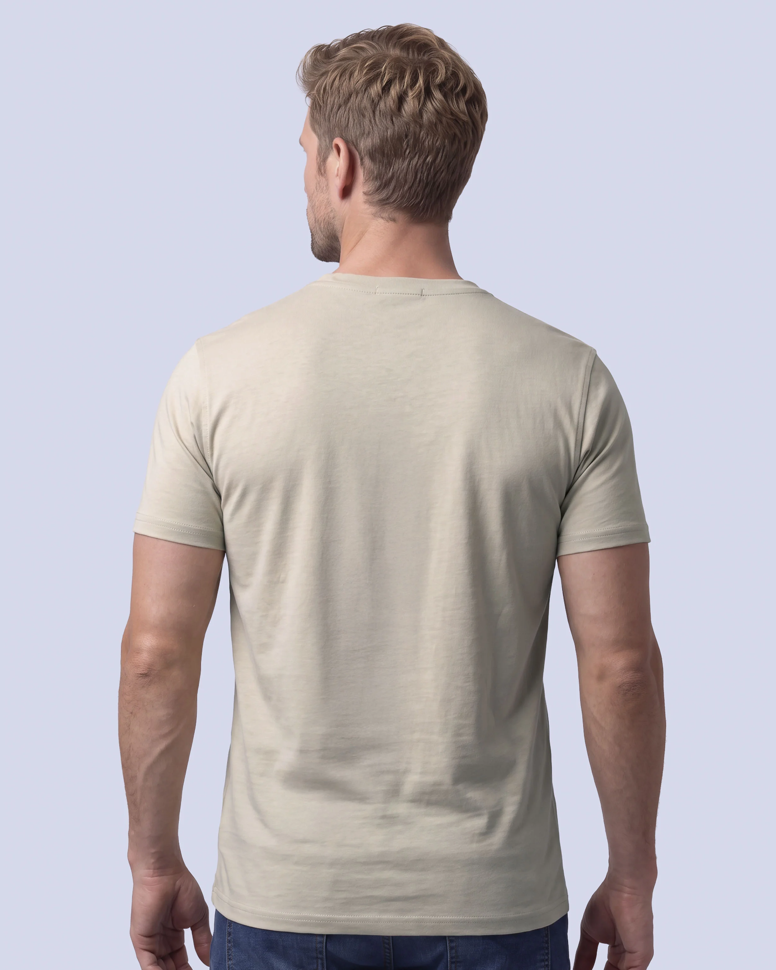 Camiseta premium cotton d+ beige