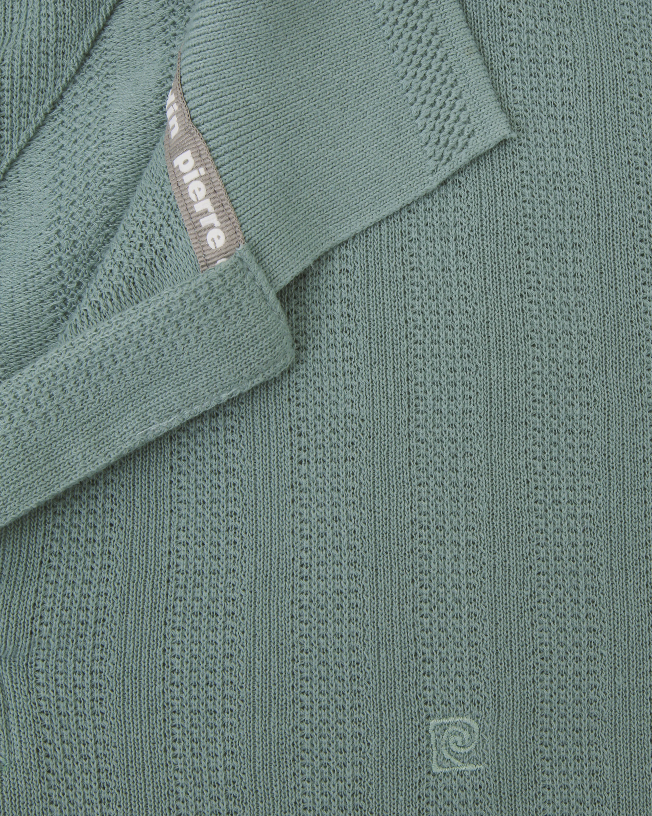 Camisa sport diseño slim fit manga corta verde