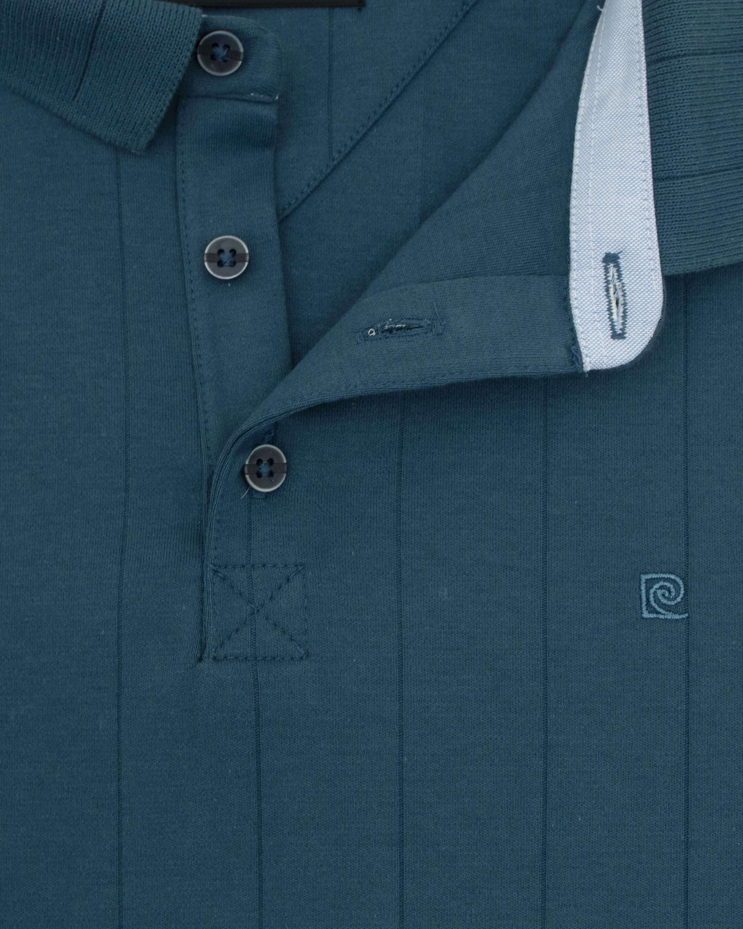 Camisa sport diseño slim fit manga corta turquesa