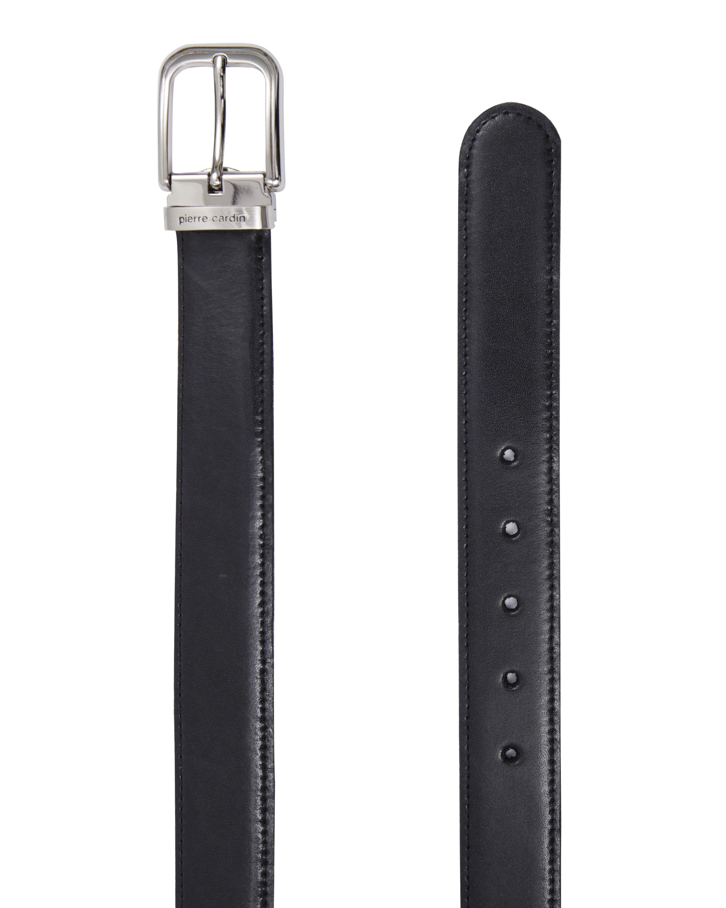 Cinturón de vestir reversible negro