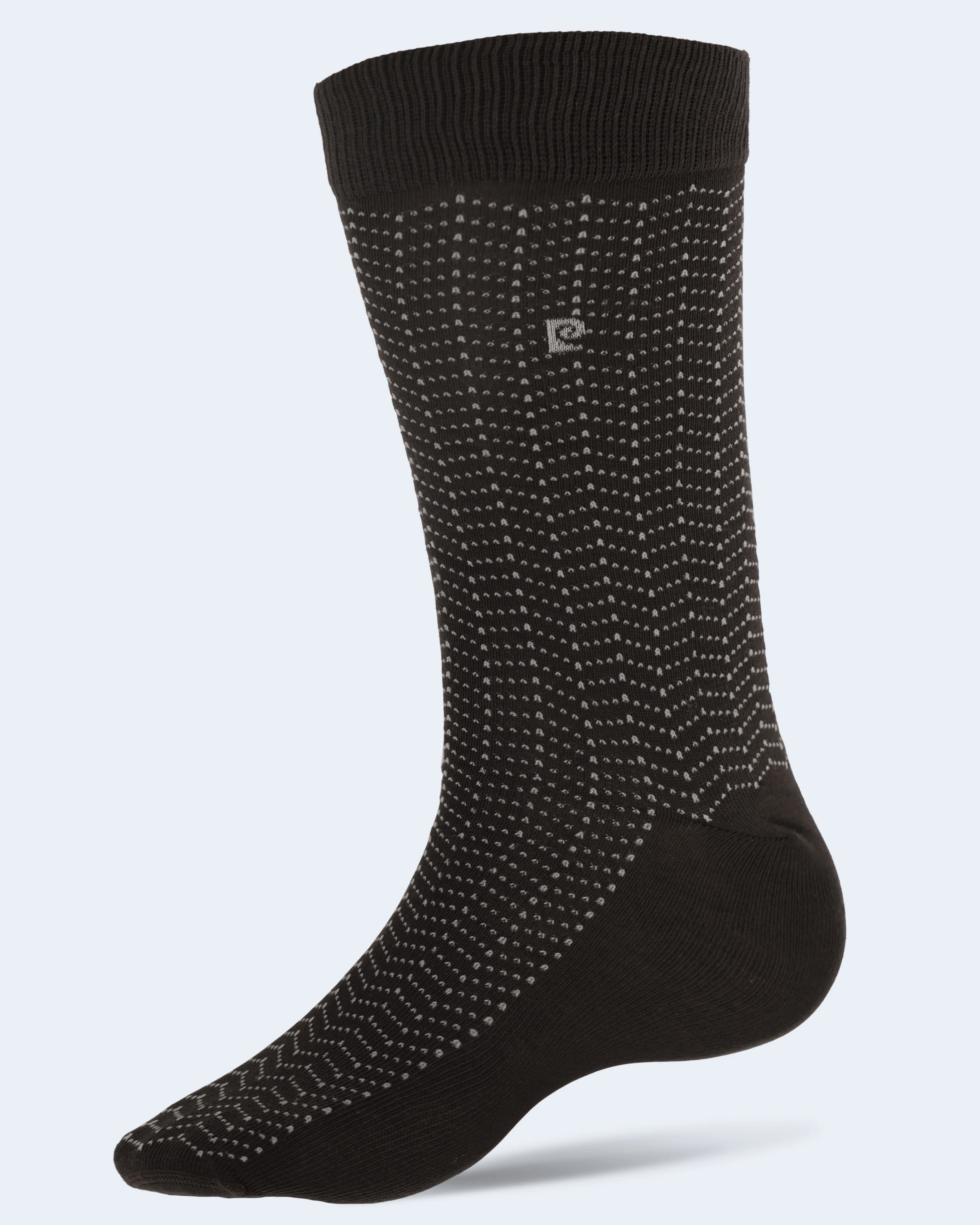 Calcetines café con diseño