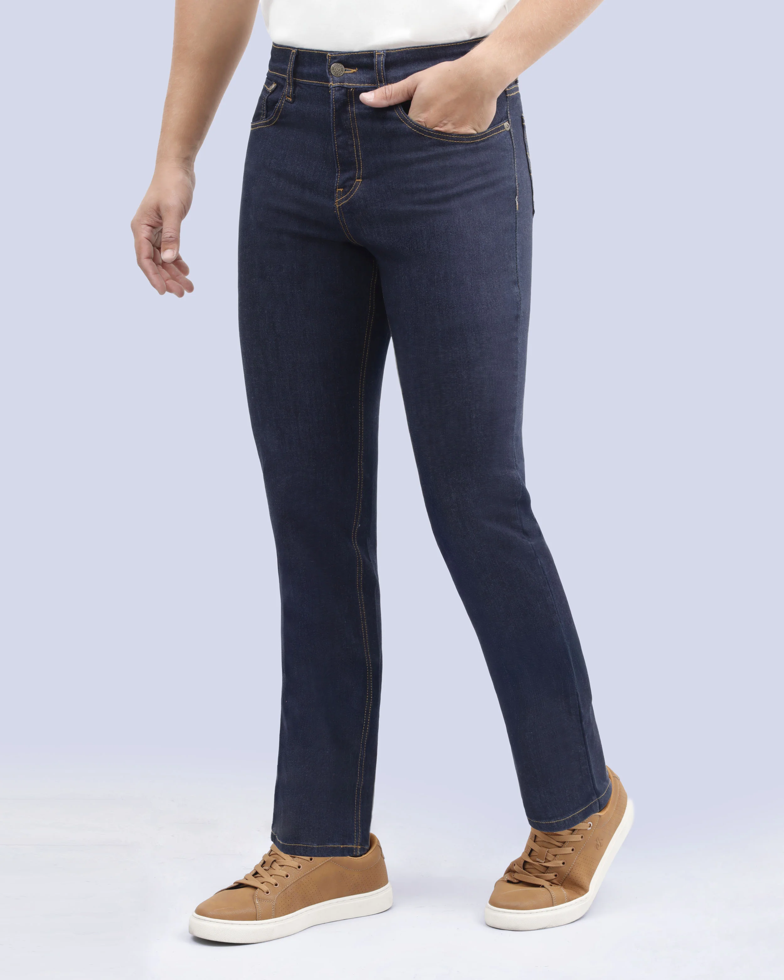 Jeans 702 regular fit azul básico