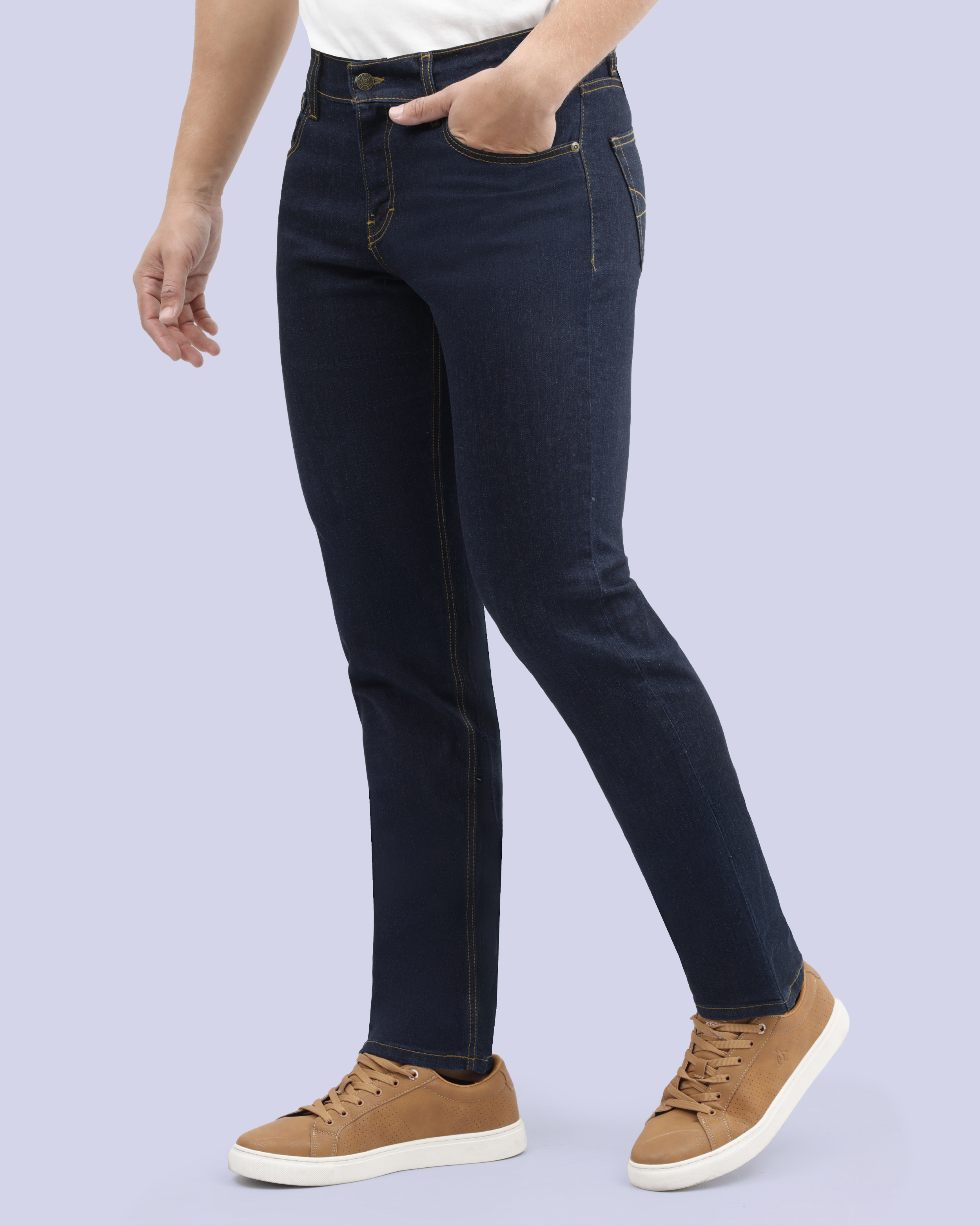 Jeans slim fit 711 azul oscuro básico