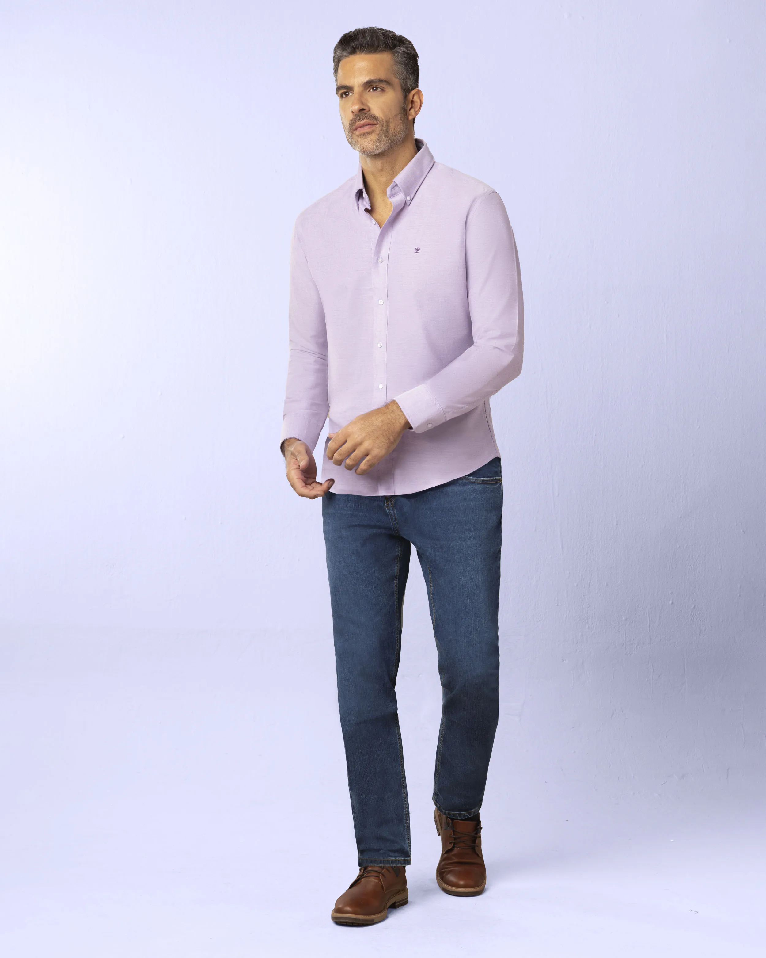Jeans slim fit 711 celeste oscuro básico