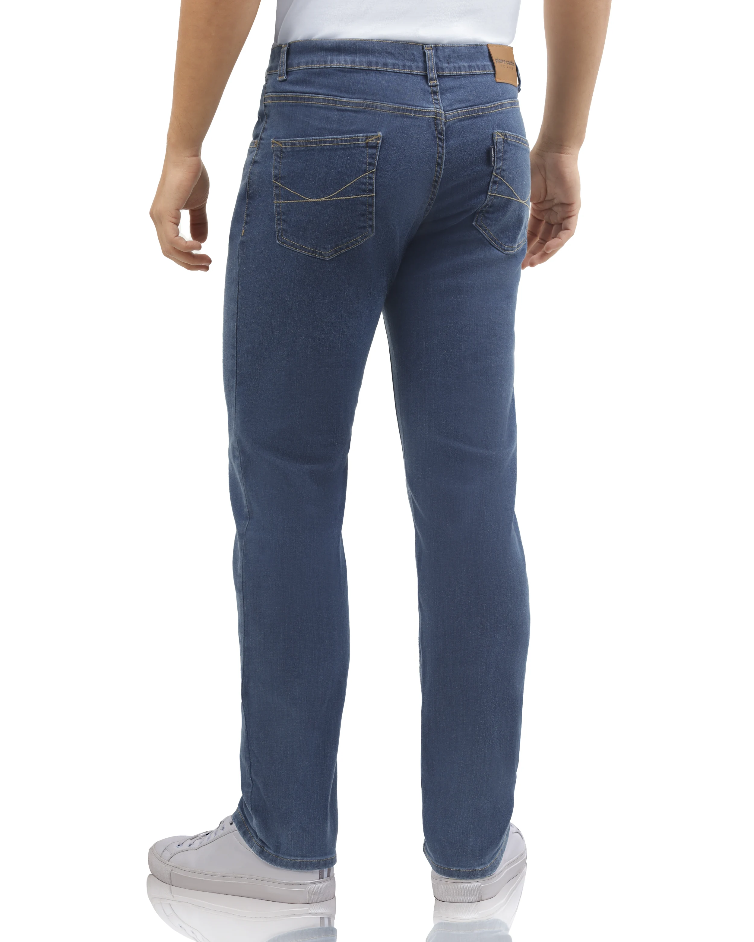 Jeans slim fit 711 celeste oscuro básico