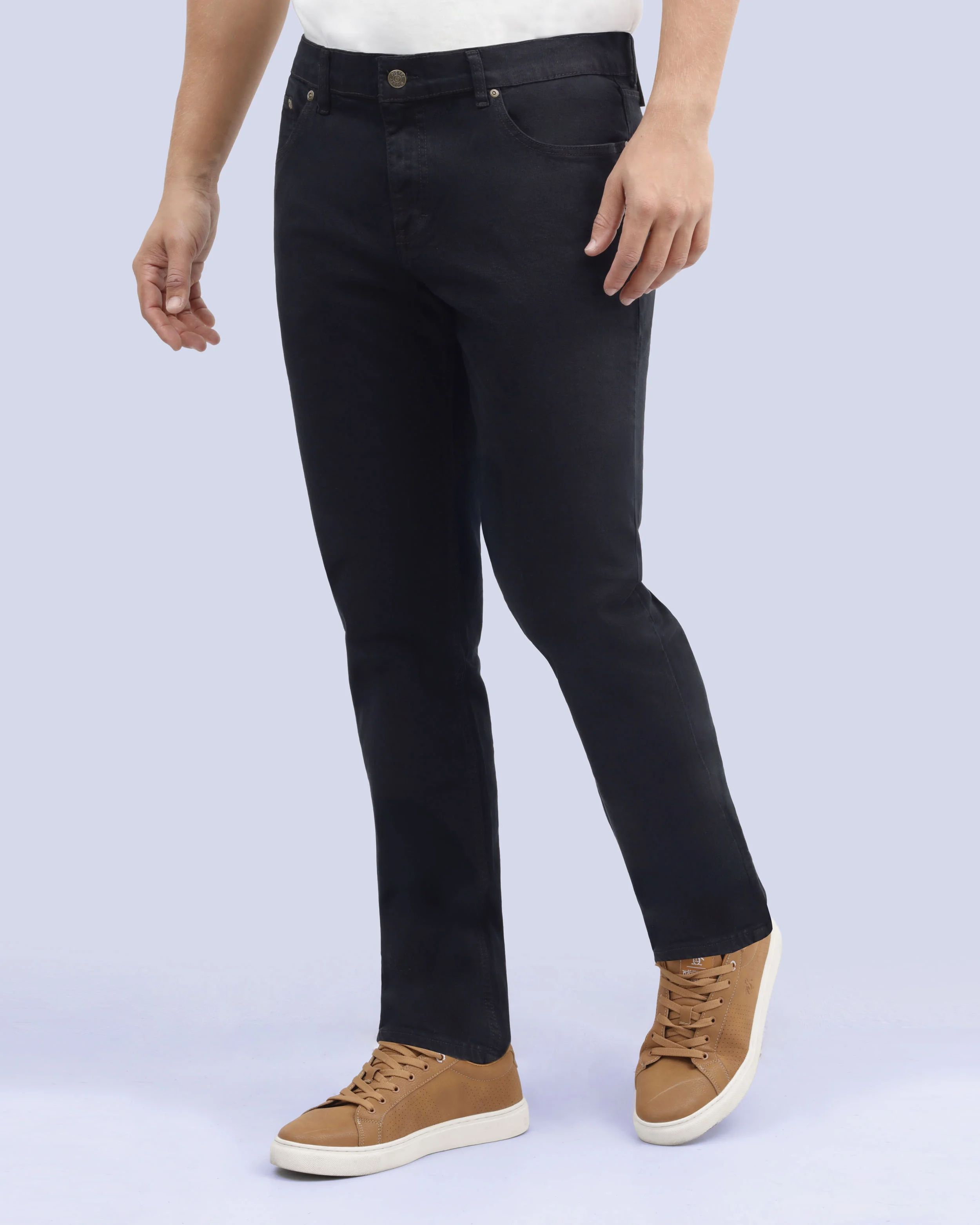 Jeans slim fit 711 negro básico