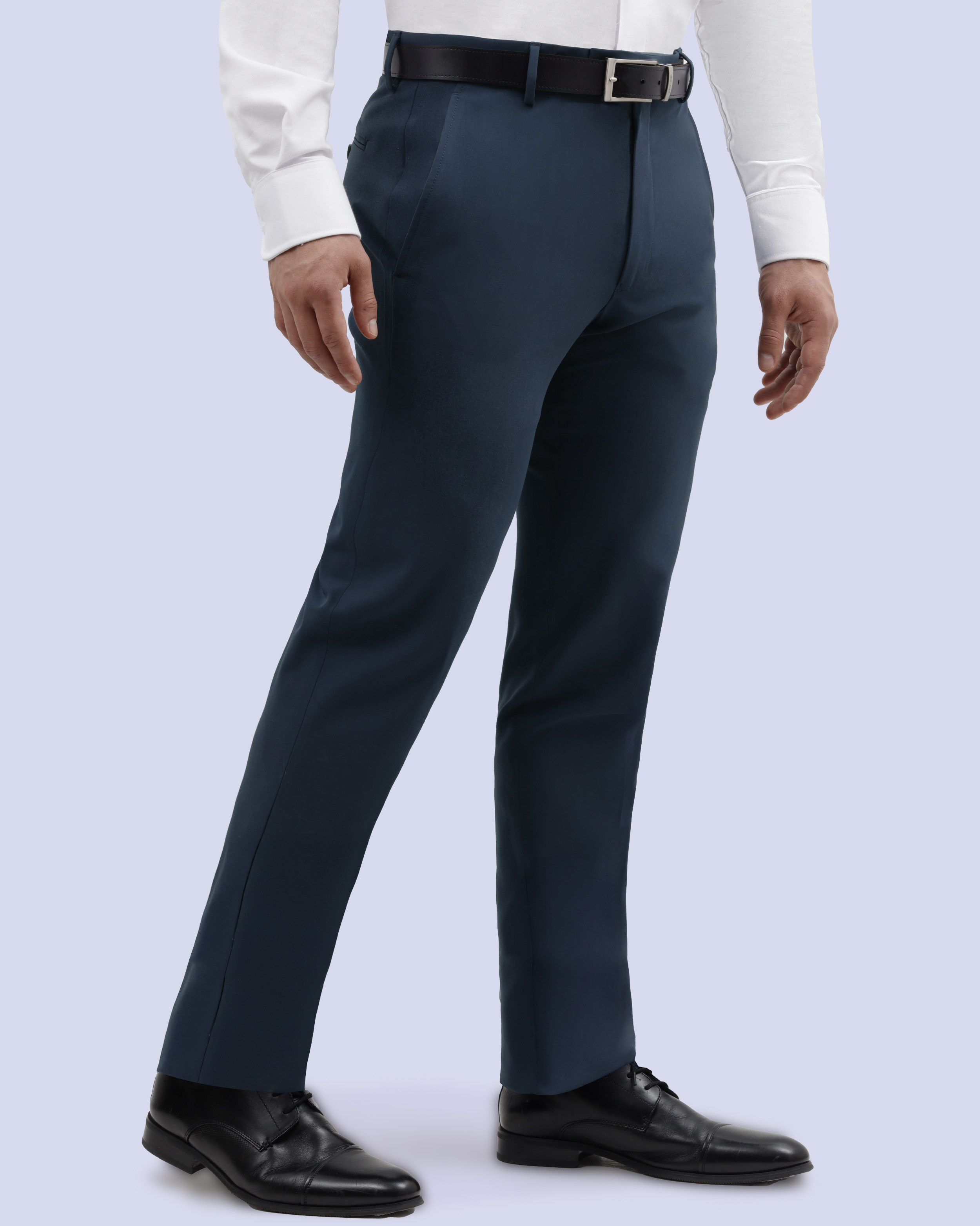 Pantalón de vestir fit skinny azul savane