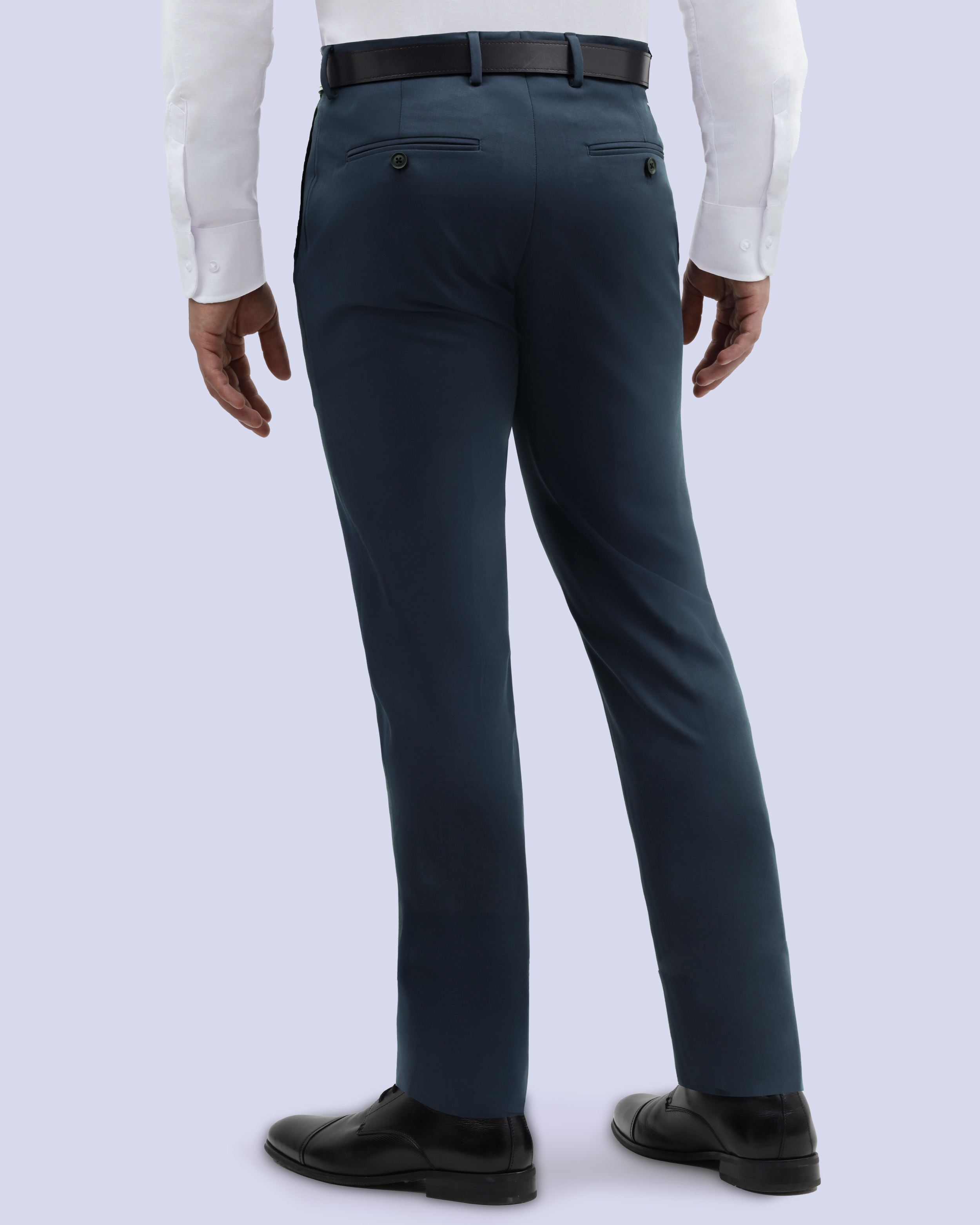 Pantalón de vestir fit skinny azul savane