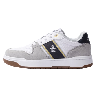Calzado casual blanco con suela beige