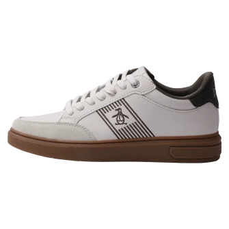 Calzado casual blanco con suela beige